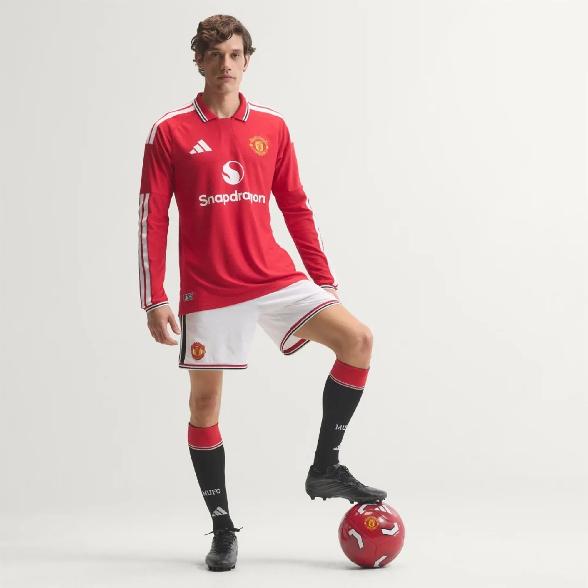 adidas Manchester United 26/27 Home Authentic Jersey Long Sleeve