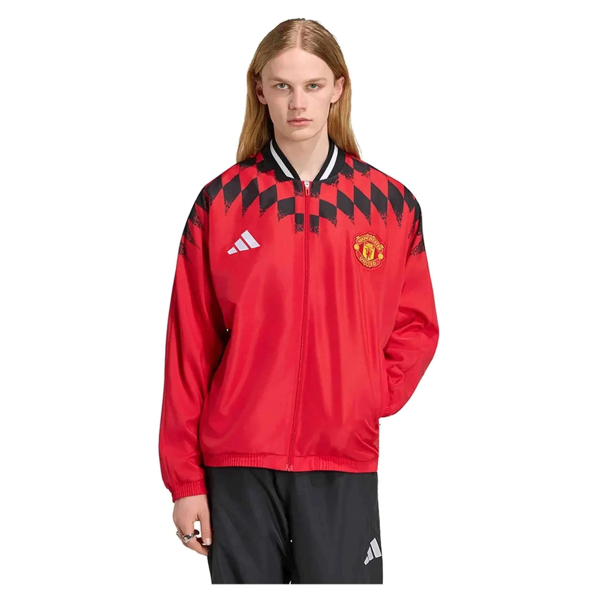 Manchester United x adidas Stadium Track Top Red