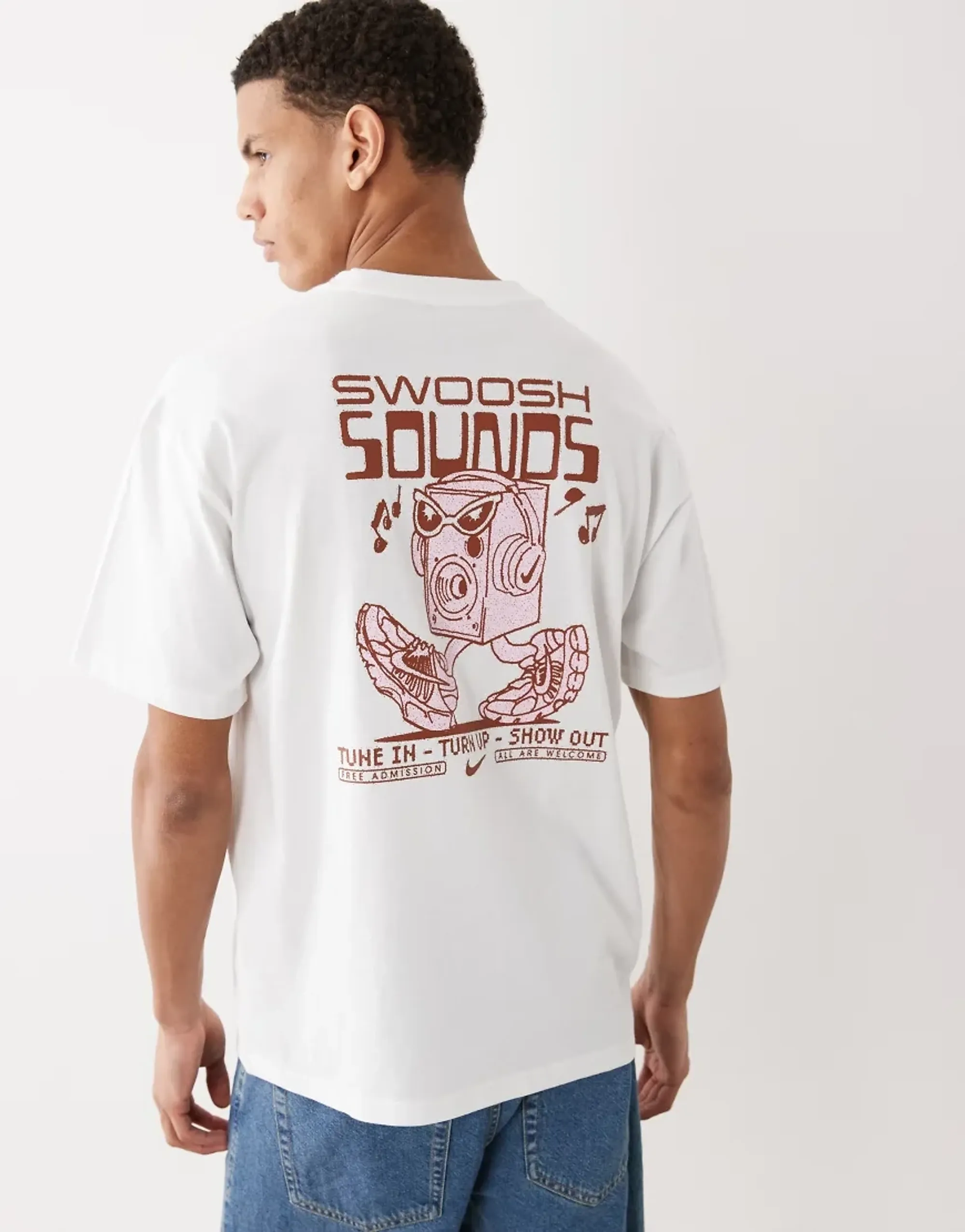 Nike Sounds T-Shirt - White - Mens