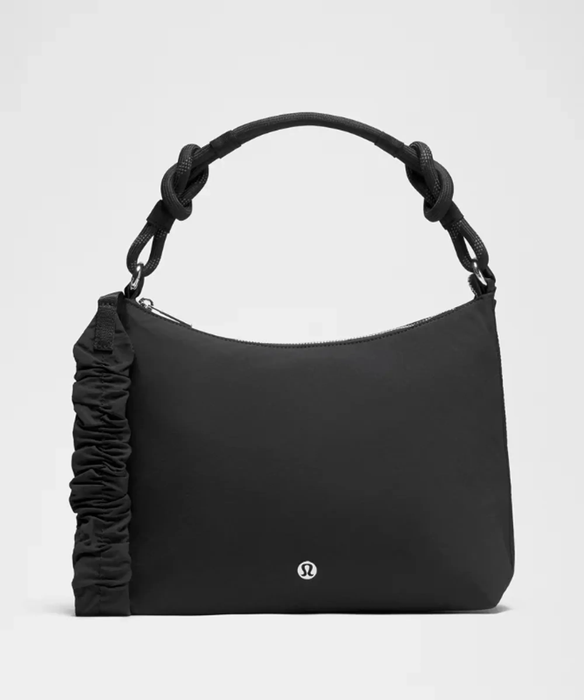 lululemon – Convertible Ruched Crossbody Bag 6.5L – Color Black/Silver