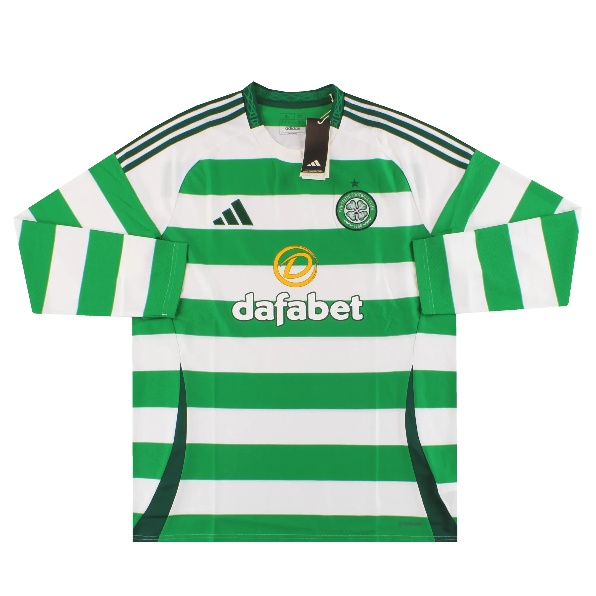 2024-25 Celtic adidas Home Shirt L/S *w/tags* - Celtic / w/tags 