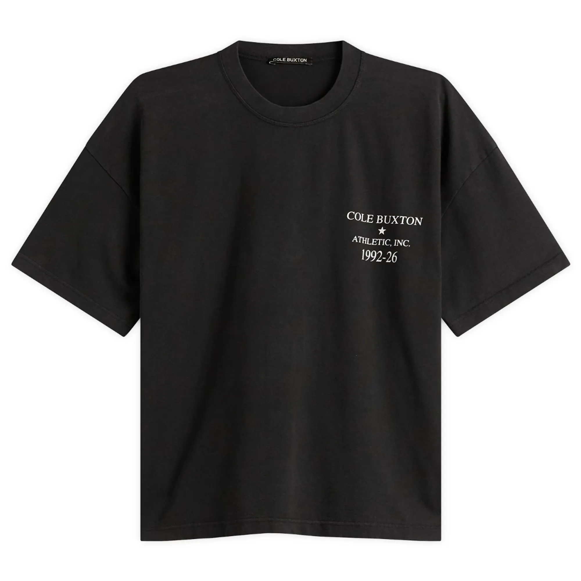 Cole Buxton Men's Athletic Inc T-Shirt Vintage Black