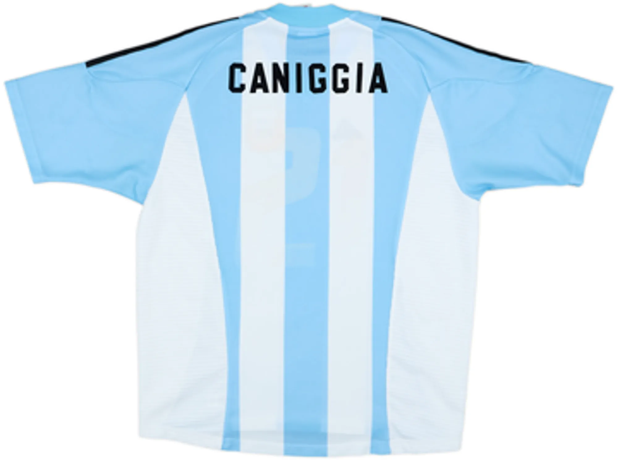 2002-04 Argentina Home Shirt Caniggia - 4/10 - (L)