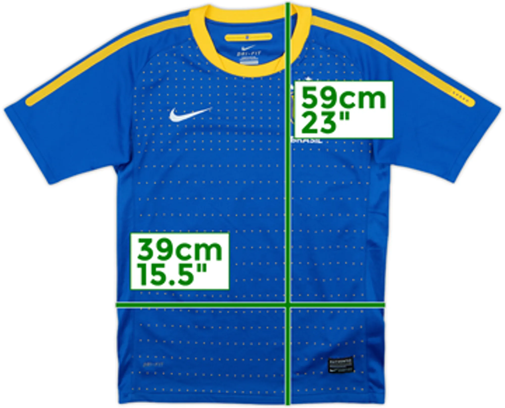 2010-11 Brazil Away Shirt - 9/10 - (M.Boys)