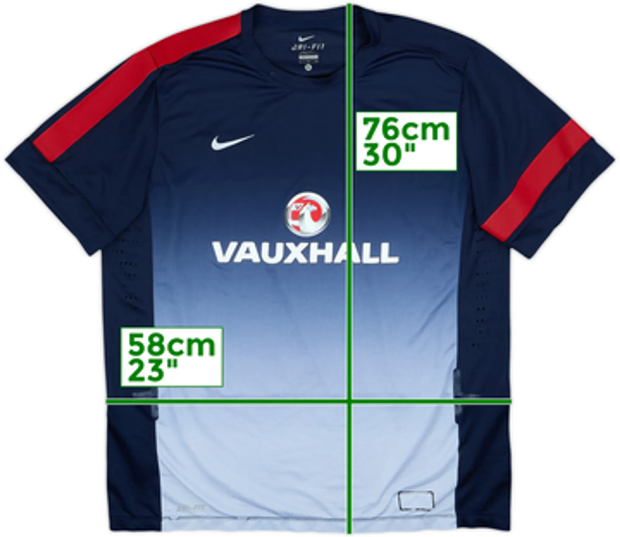 2013-14 England Player Issue Nike Training Shirt - 8/10 - (XL)