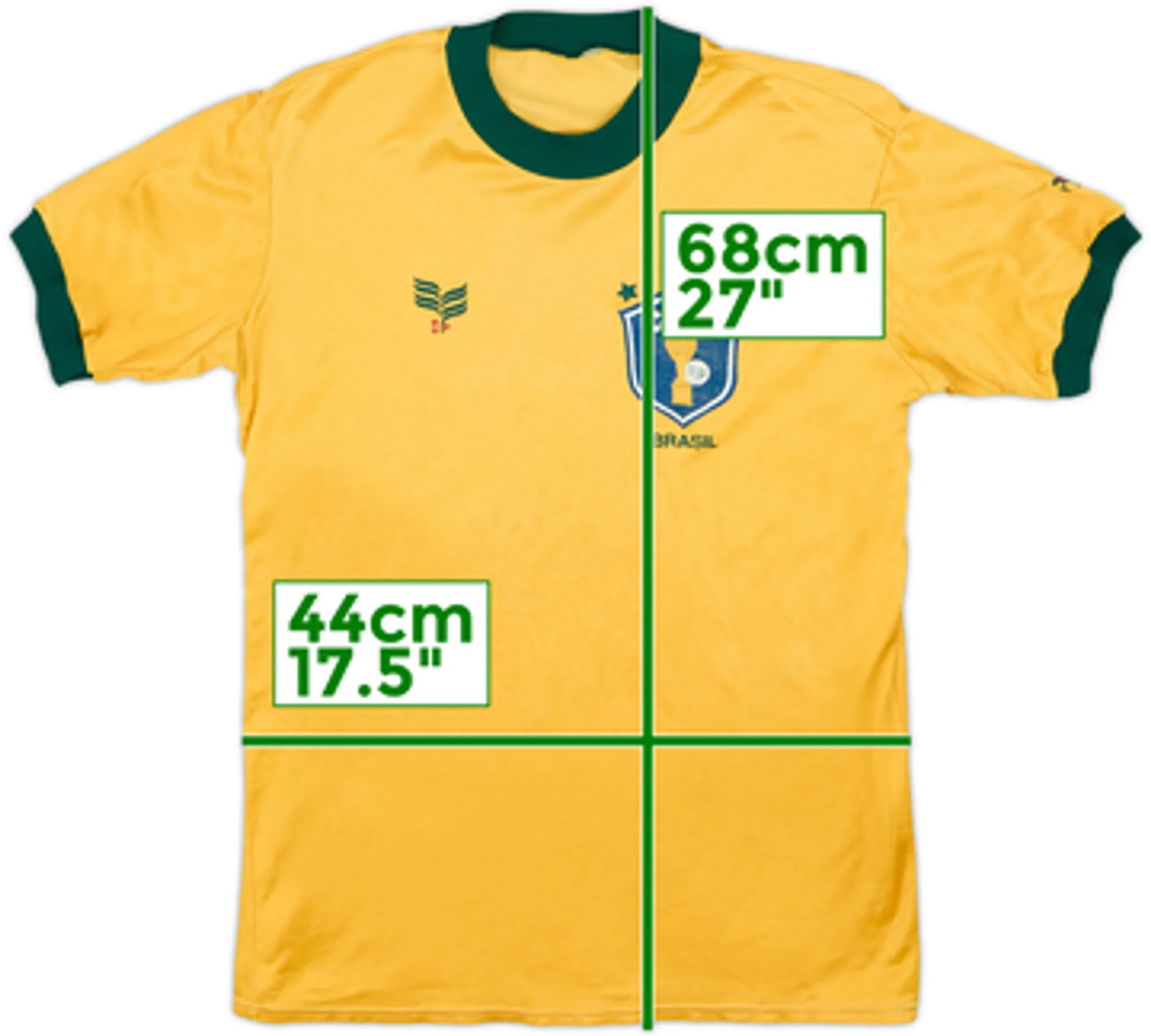 1982-85 Brazil Home Shirt - 8/10 - (M)
