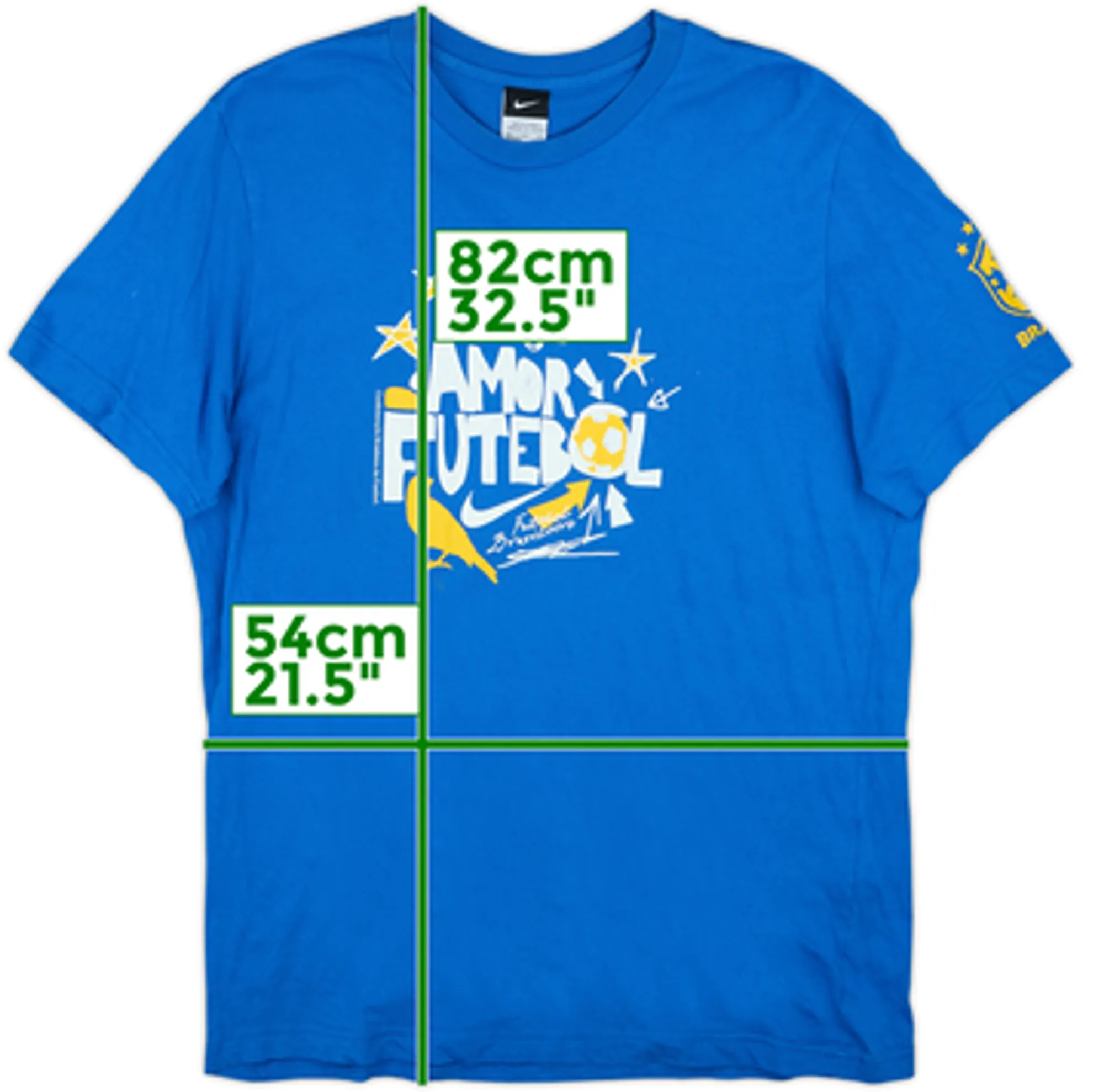 2010-11 Brazil Nike Graphic Tee - 7/10 - (XXL)