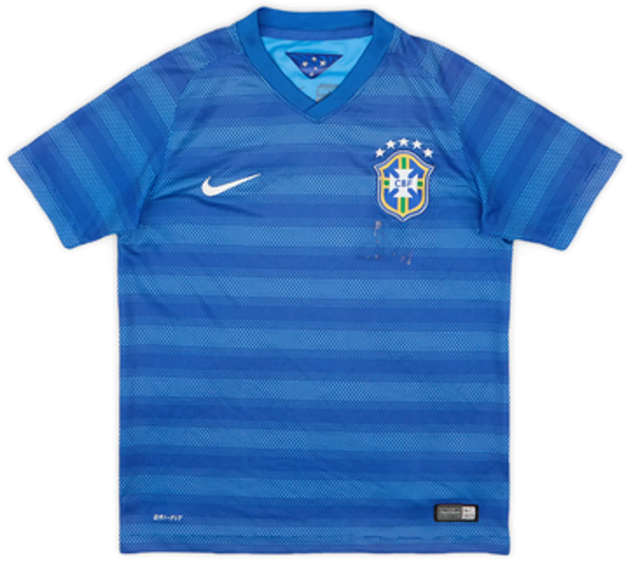 2014-15 Brazil Away Shirt - 4/10 - (M.Boys)