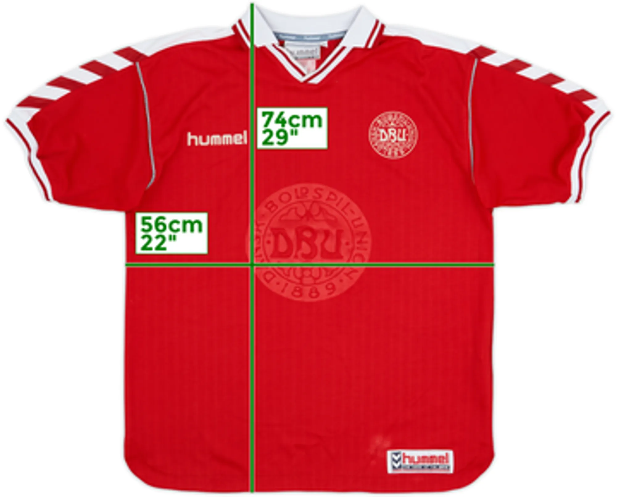 1998 Denmark Home Shirt - 8/10 - (M)