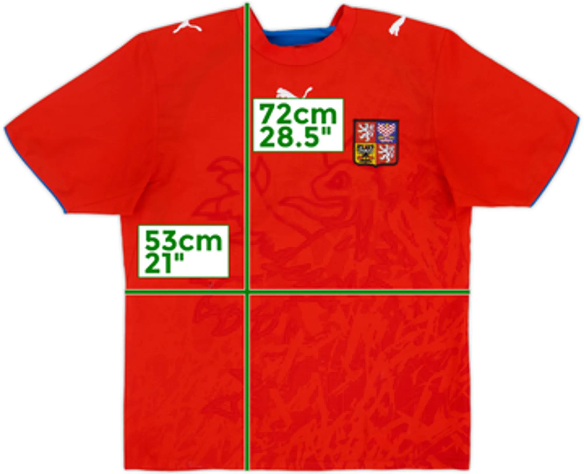 2006-08 Czech Republic Home Shirt - 9/10 - (XL)