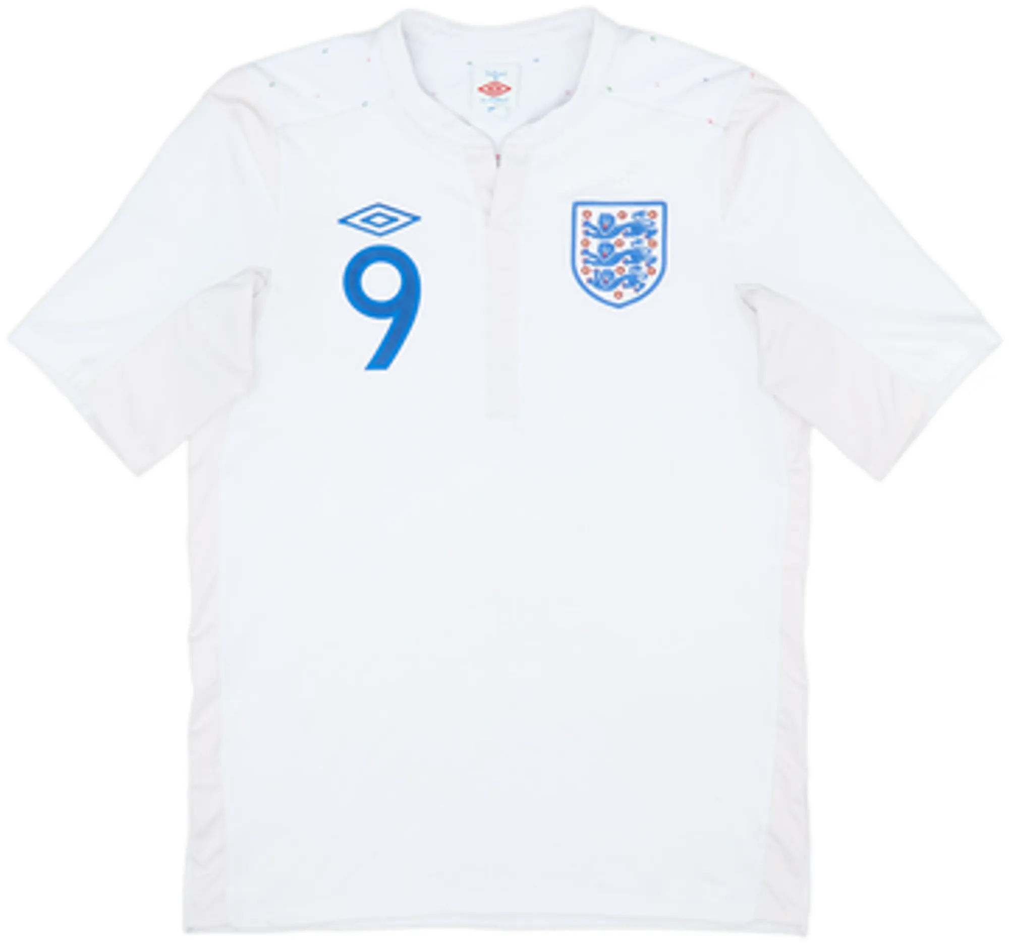2010-11 England Home Shirt Carroll #9 - 6/10 - (M)