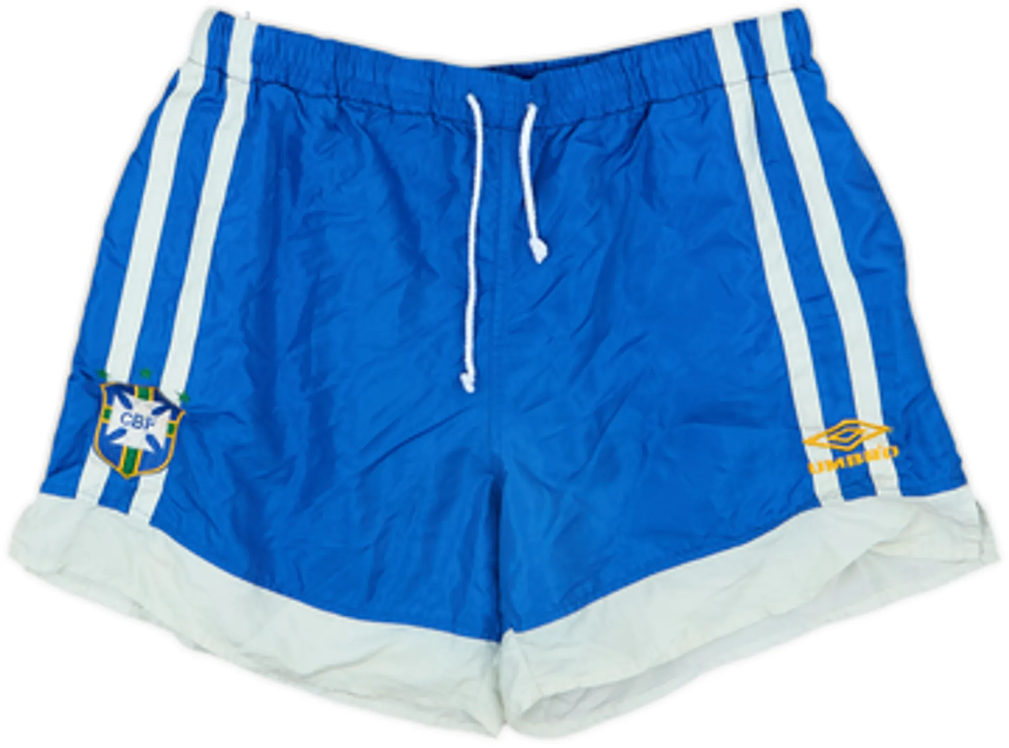 1991-93 Brazil Umbro Training Shorts - 8/10 - (L)
