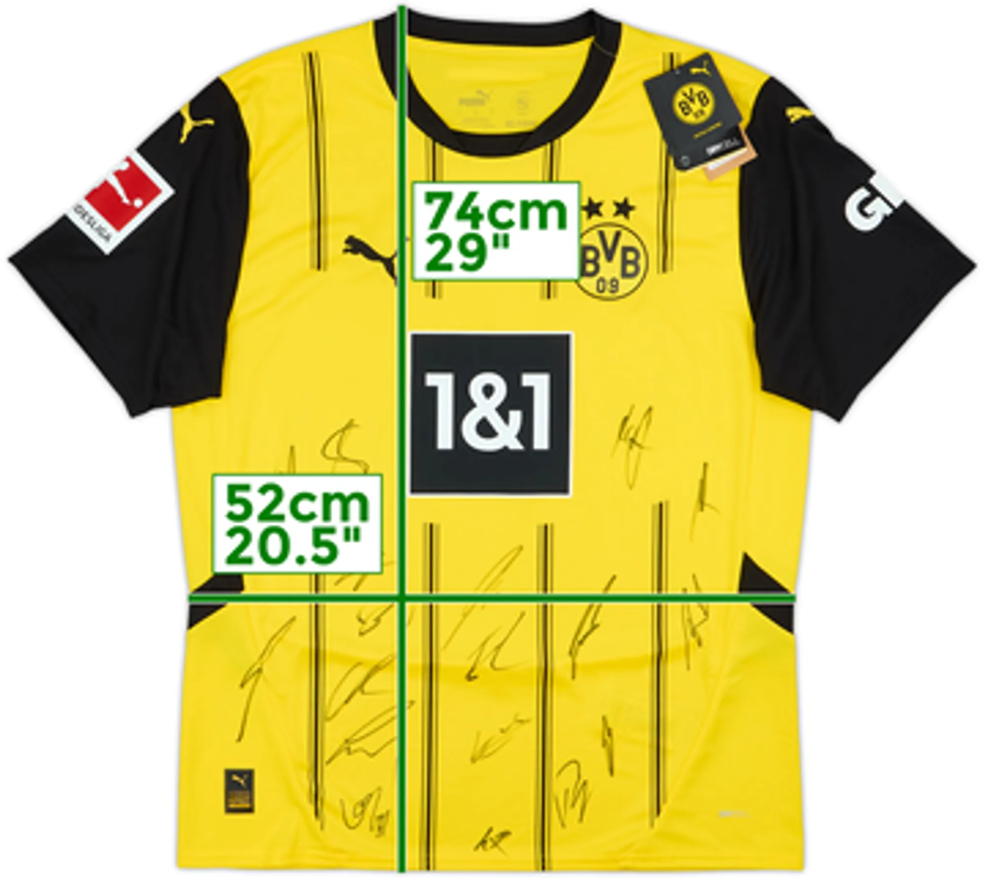 2024-25 Borussia Dortmund Signed Home Shirt (L)