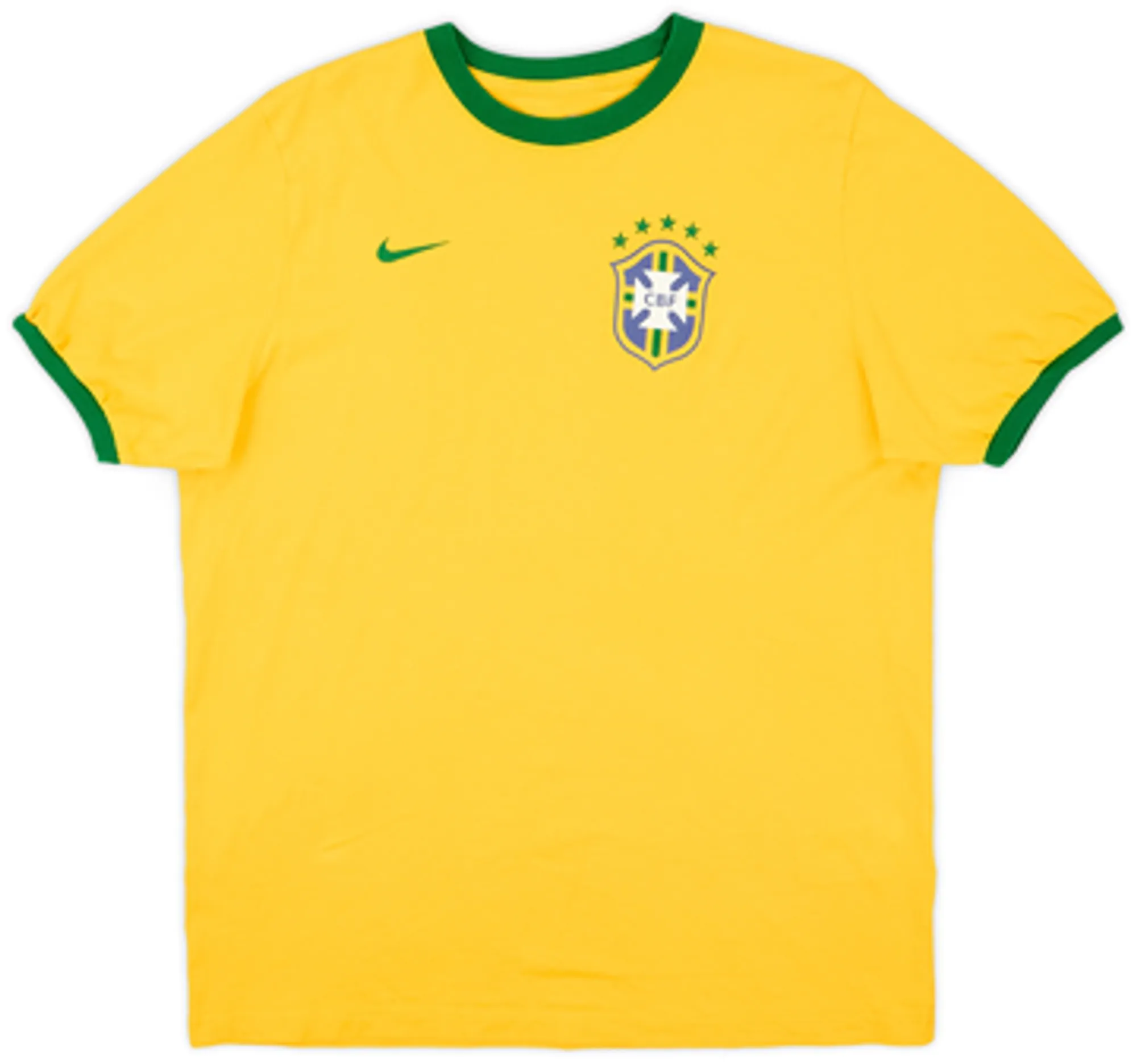 2014-15 Brazil Nike Cotton Tee - 9/10 - (XL)