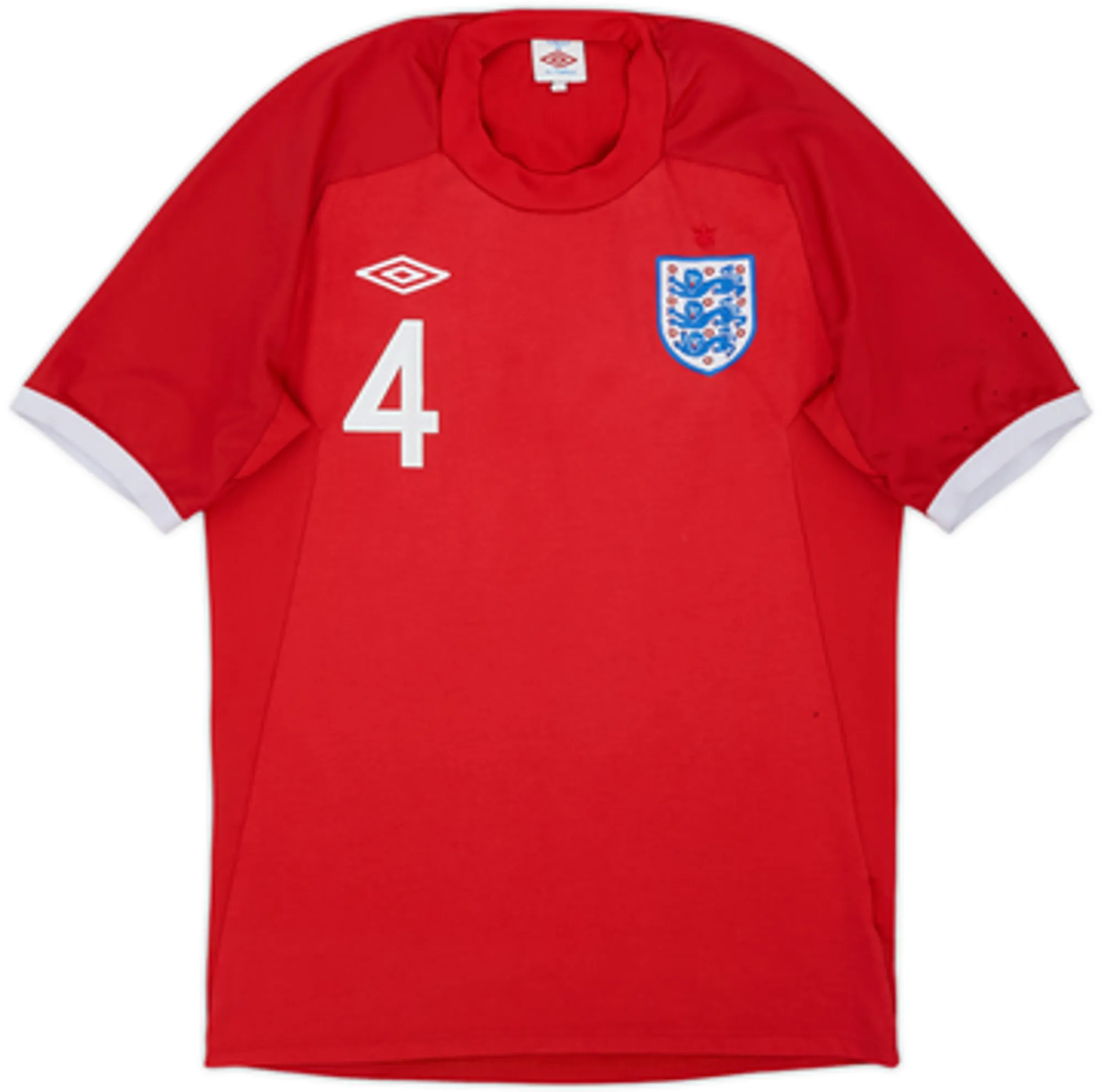 2010-11 England Away Shirt Gerrard #4 - 4/10 - (M)