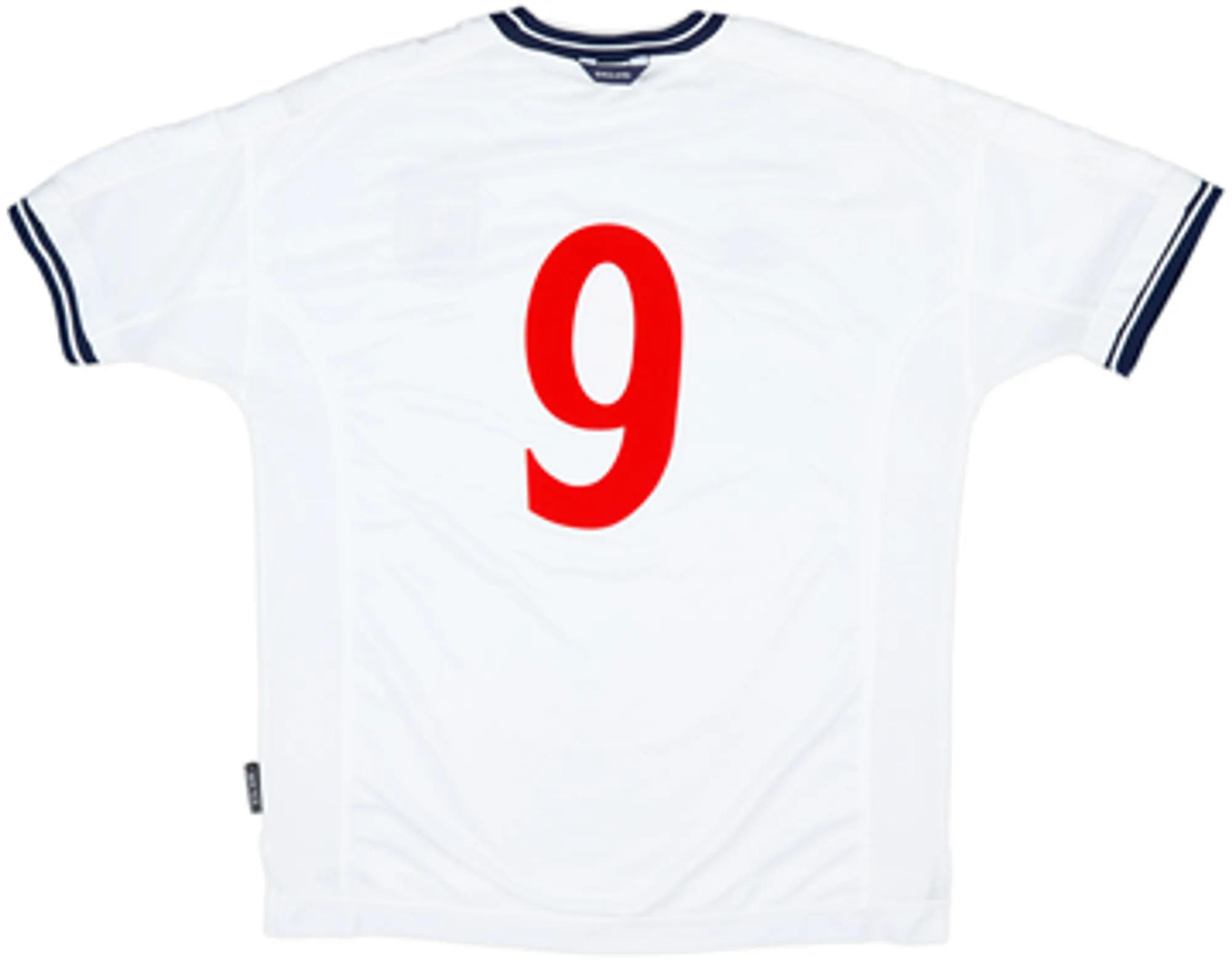1999-01 England Home Shirt #9 - 8/10 - (XL)