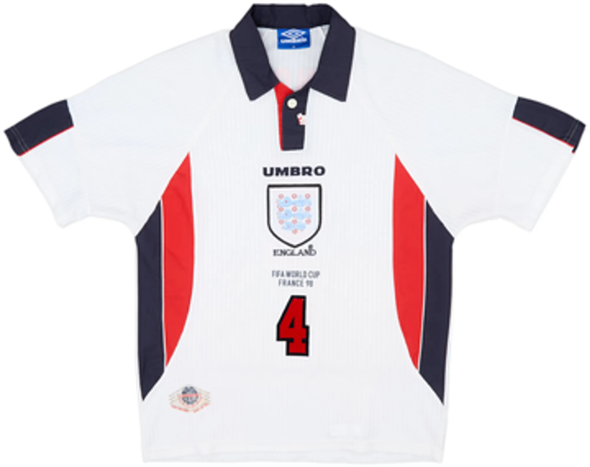 1997-99 England Home Shirt Ince #4 - 8/10 - (M)