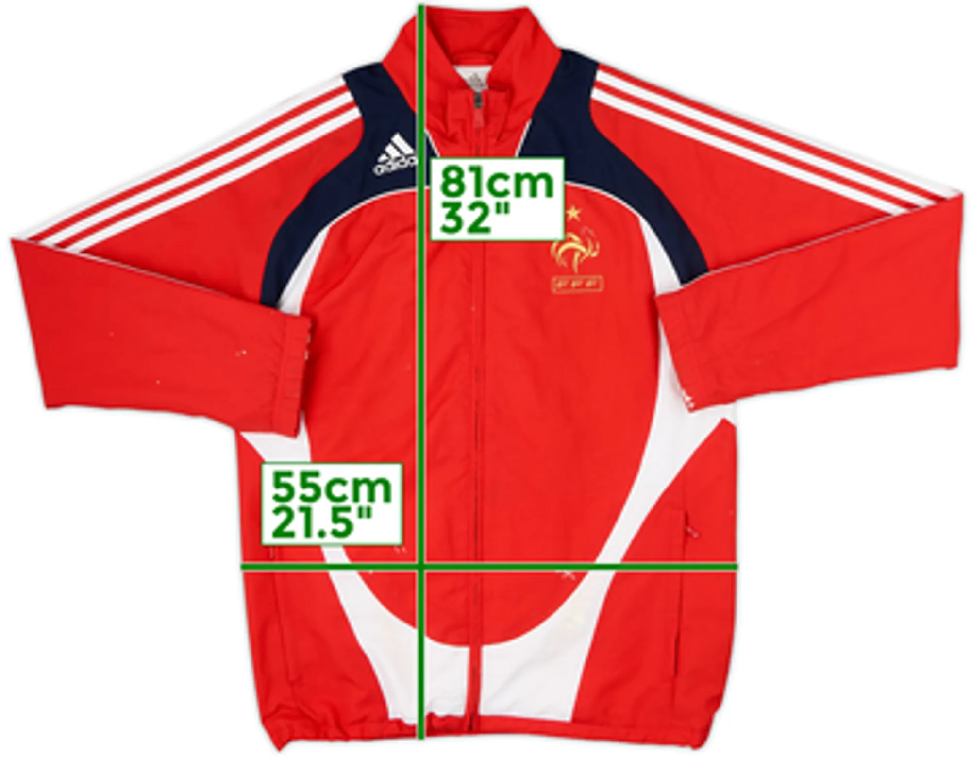 2008-09 France adidas Track Jacket - 5/10 - (M)