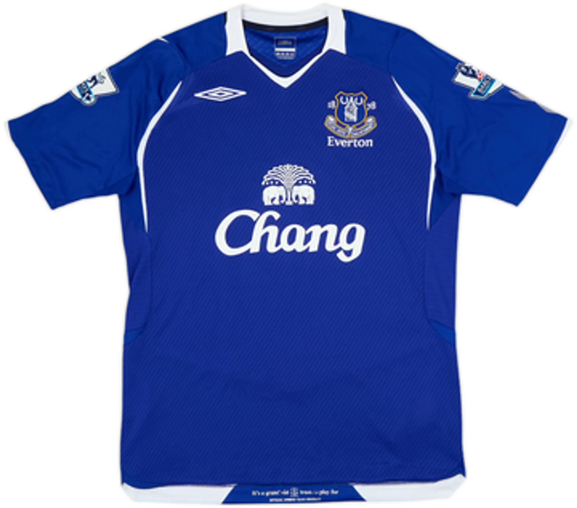 2008-09 Everton Home Shirt Vaughan #14 - 5/10 - (M)
