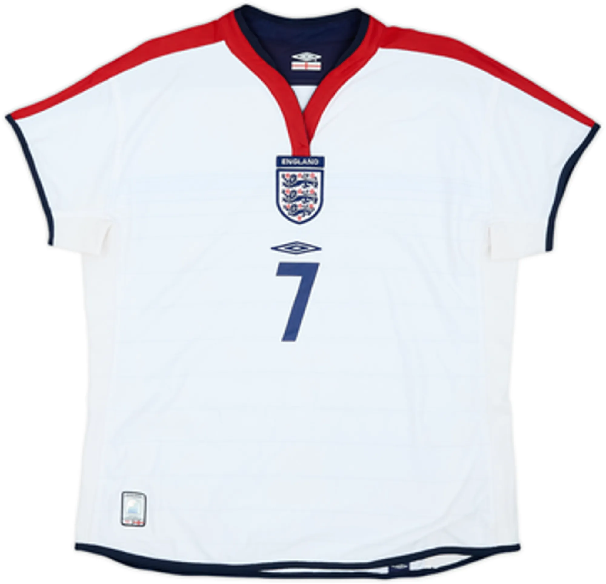 2003-05 England Home Shirt Gerrard #4 - 7/10 - (Women's L)