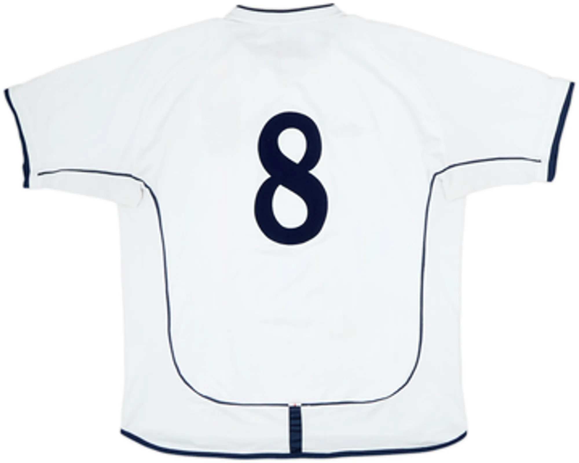 2001-03 England Home Shirt #8 - 7/10 - (XL)