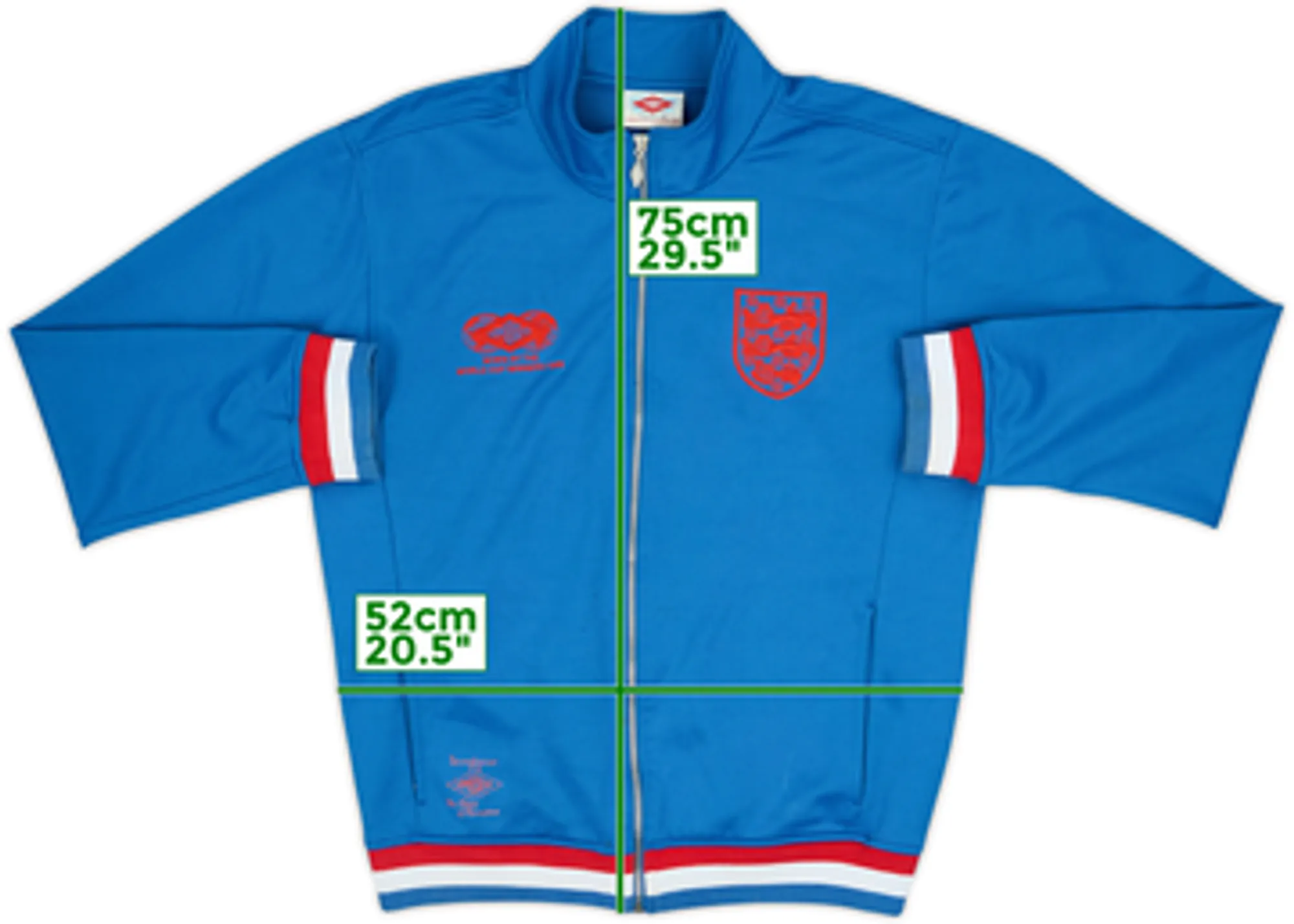 2007 England Umbro '1966' Track Jacket - 6/10 - (L)