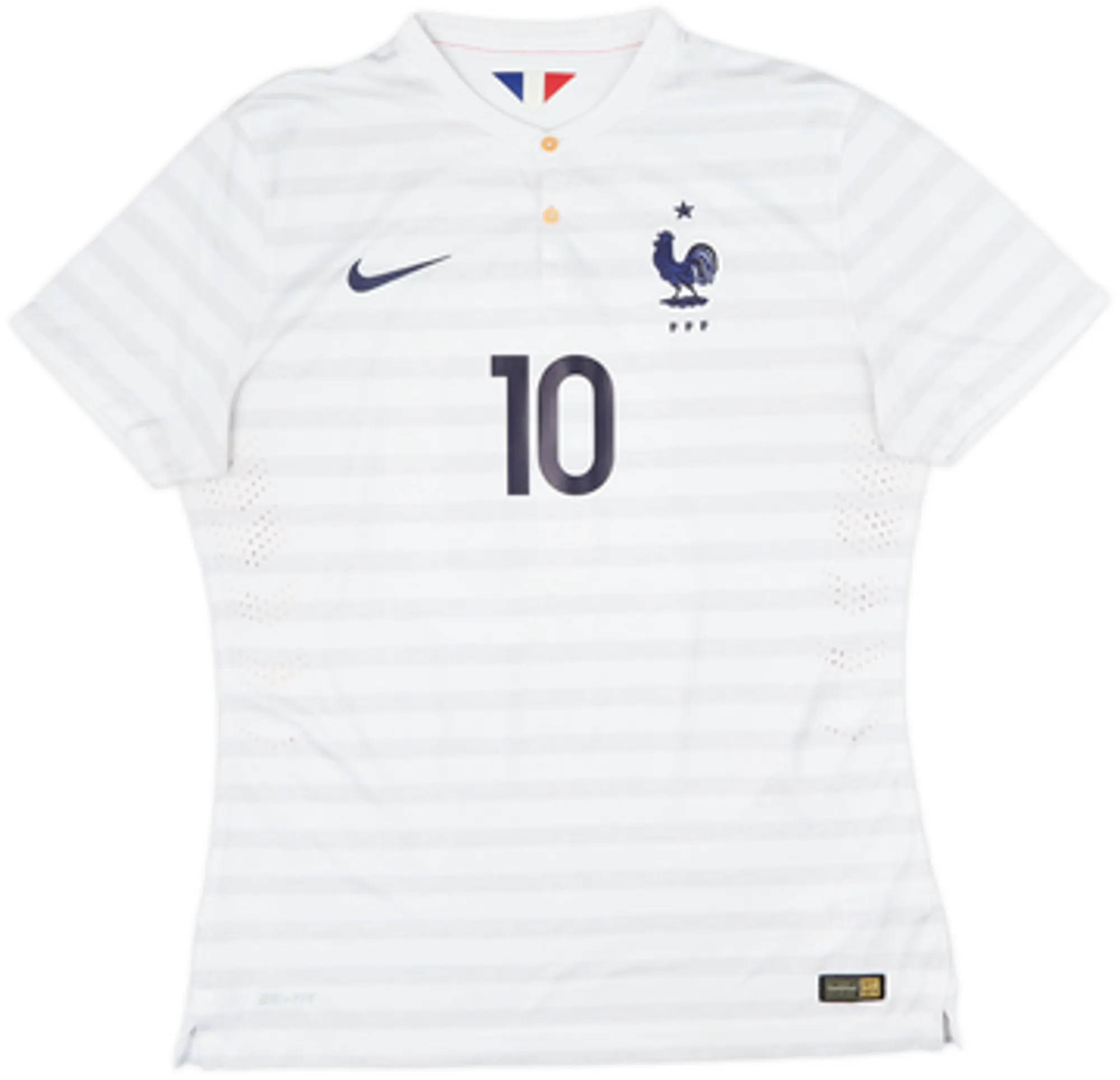 2014-15 France Authentic Away Shirt Benzema #10 - 5/10 - (L)