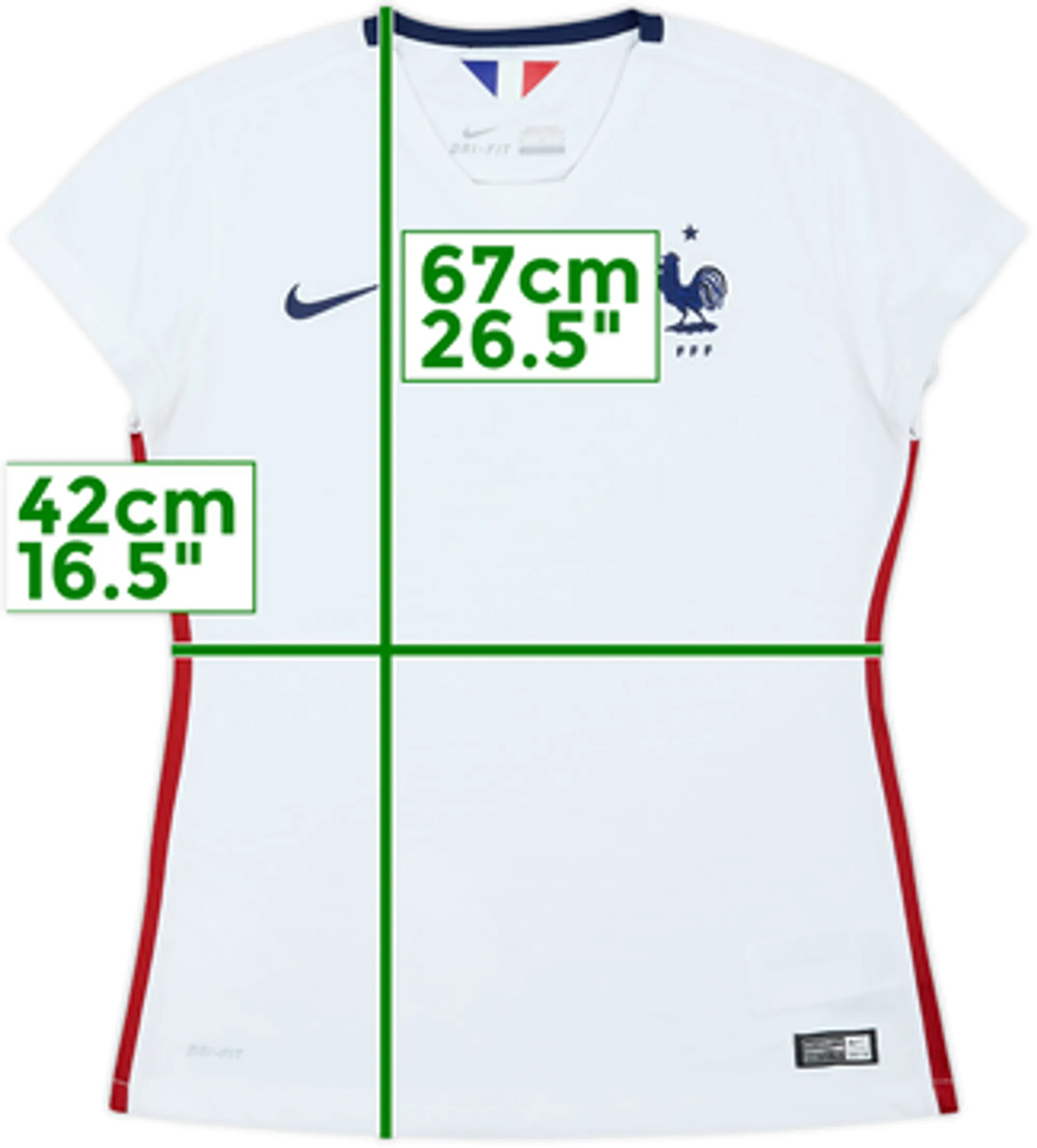 2015-16 France Away Shirt - 9/10 - (Women's M)