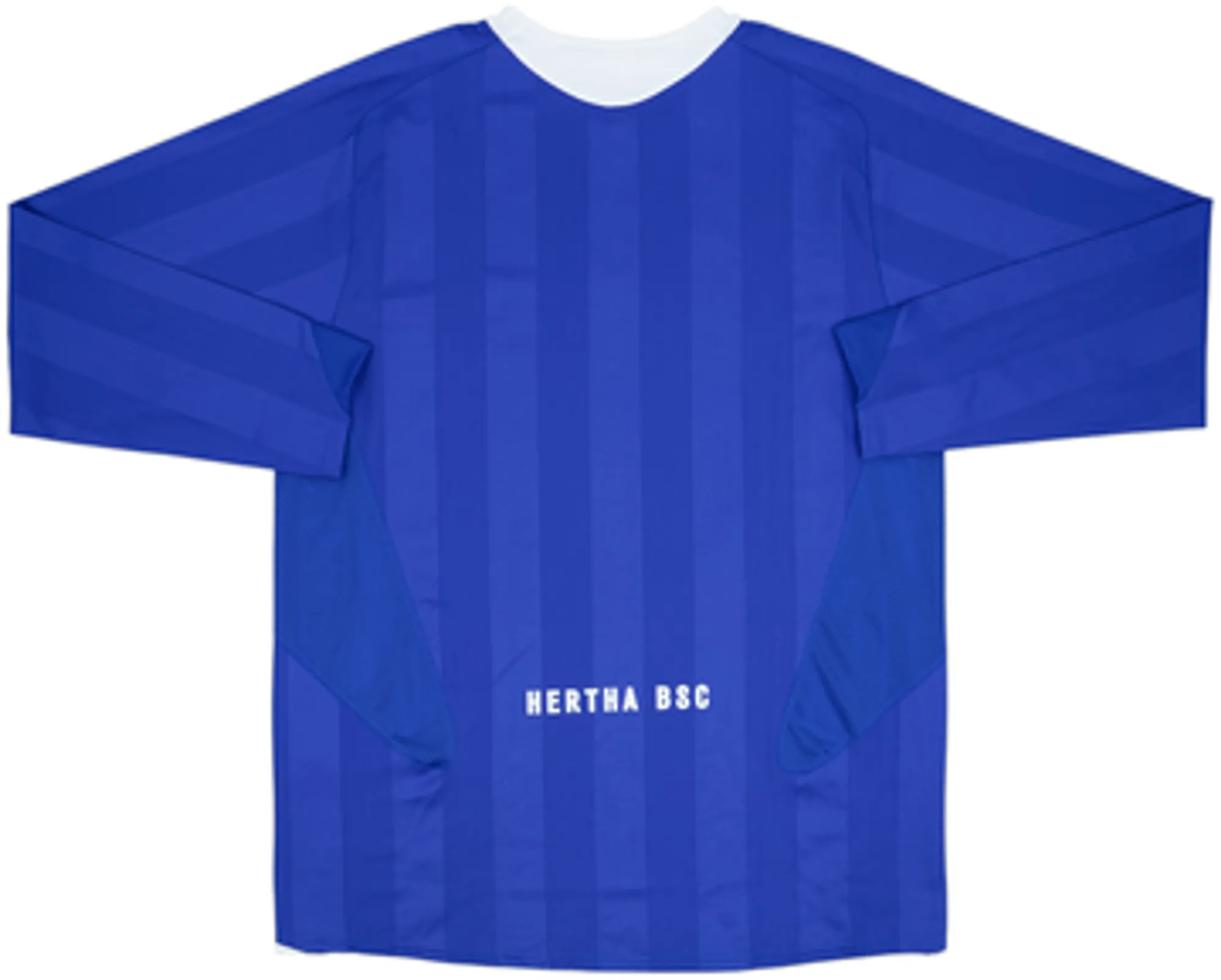 2005-06 Hertha Berlin Player Issue Home L/S Shirt - 10/10 - (XL)