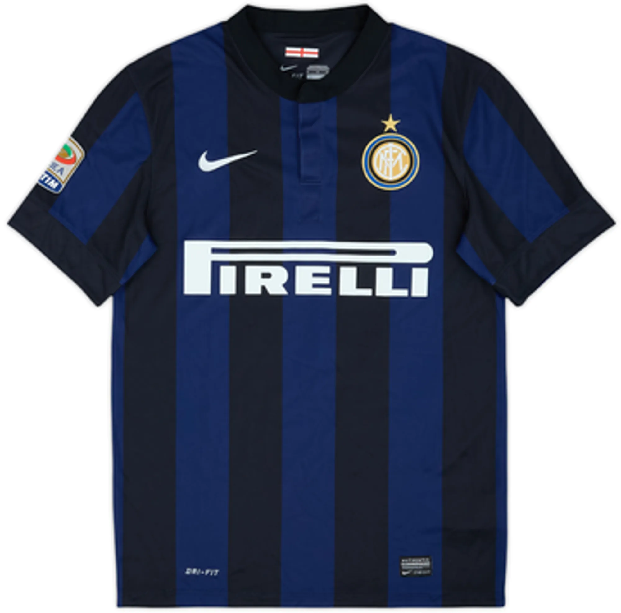 2013-14 Inter Milan Home Shirt J. Zanetti #4 - 7/10 - (S)