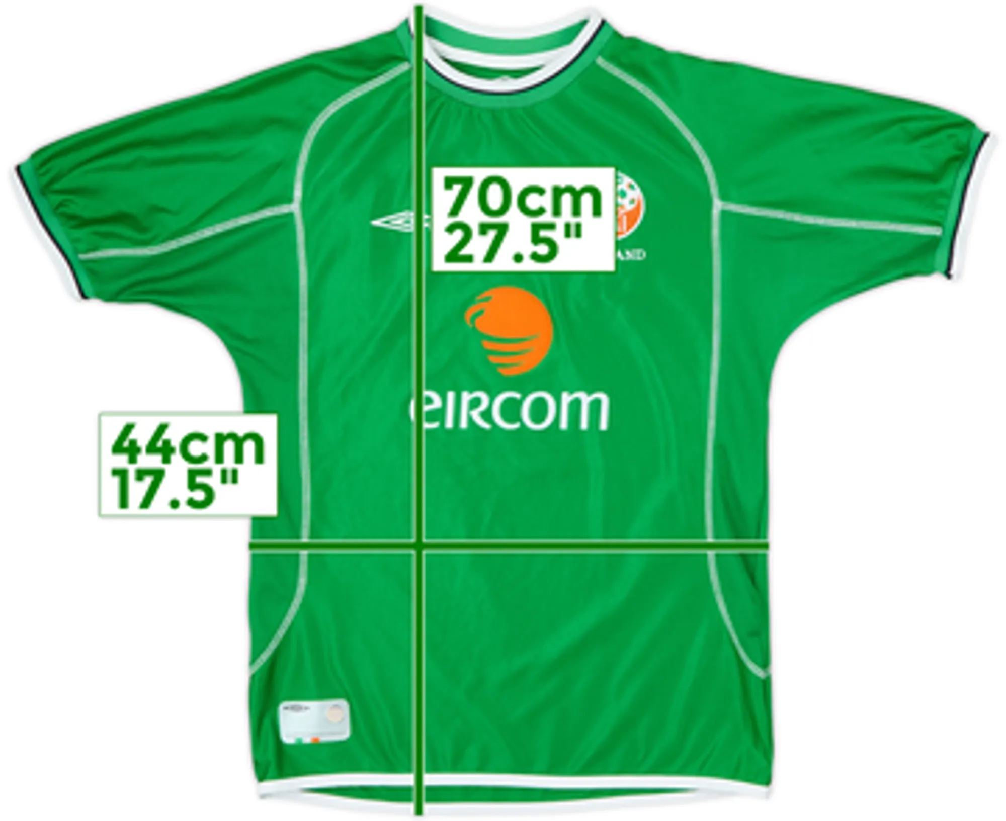 2002-03 Ireland Home Shirt - 8/10 - (L.Boys)