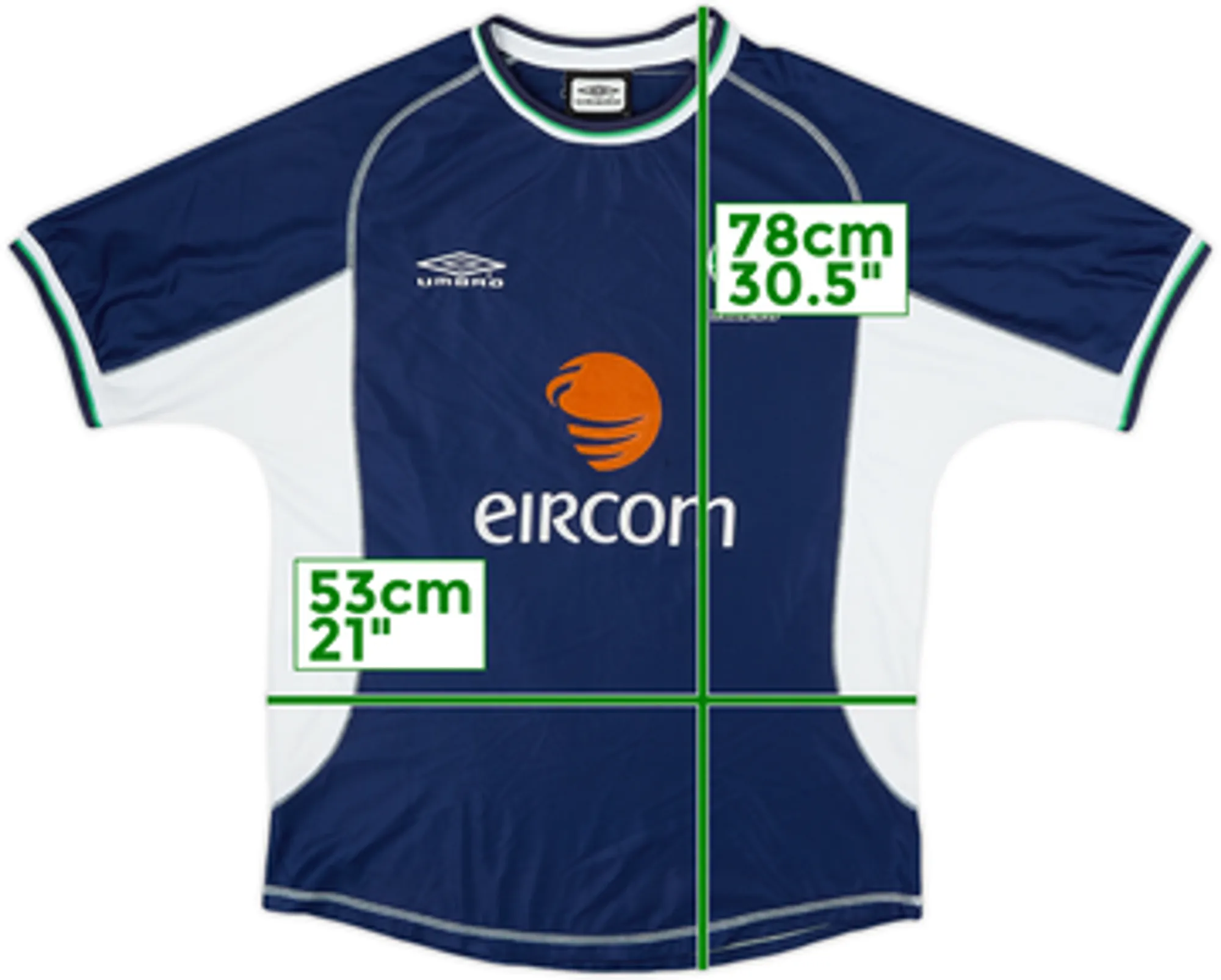 2002-03 Ireland Umbro Training Shirt - 4/10 - (M)