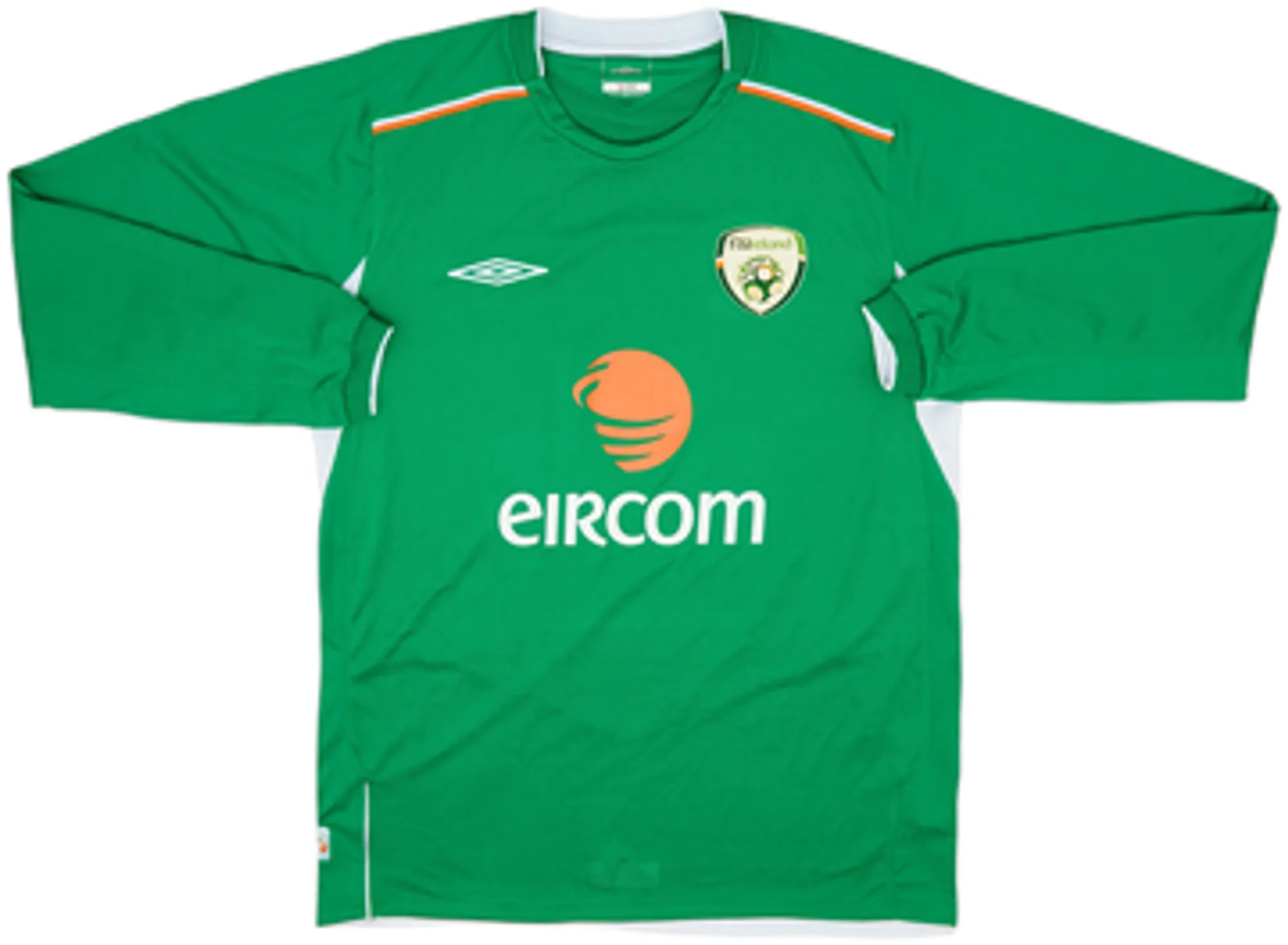 2004-06 Ireland Home L/S Shirt Duff #11 - 8/10 - (M)