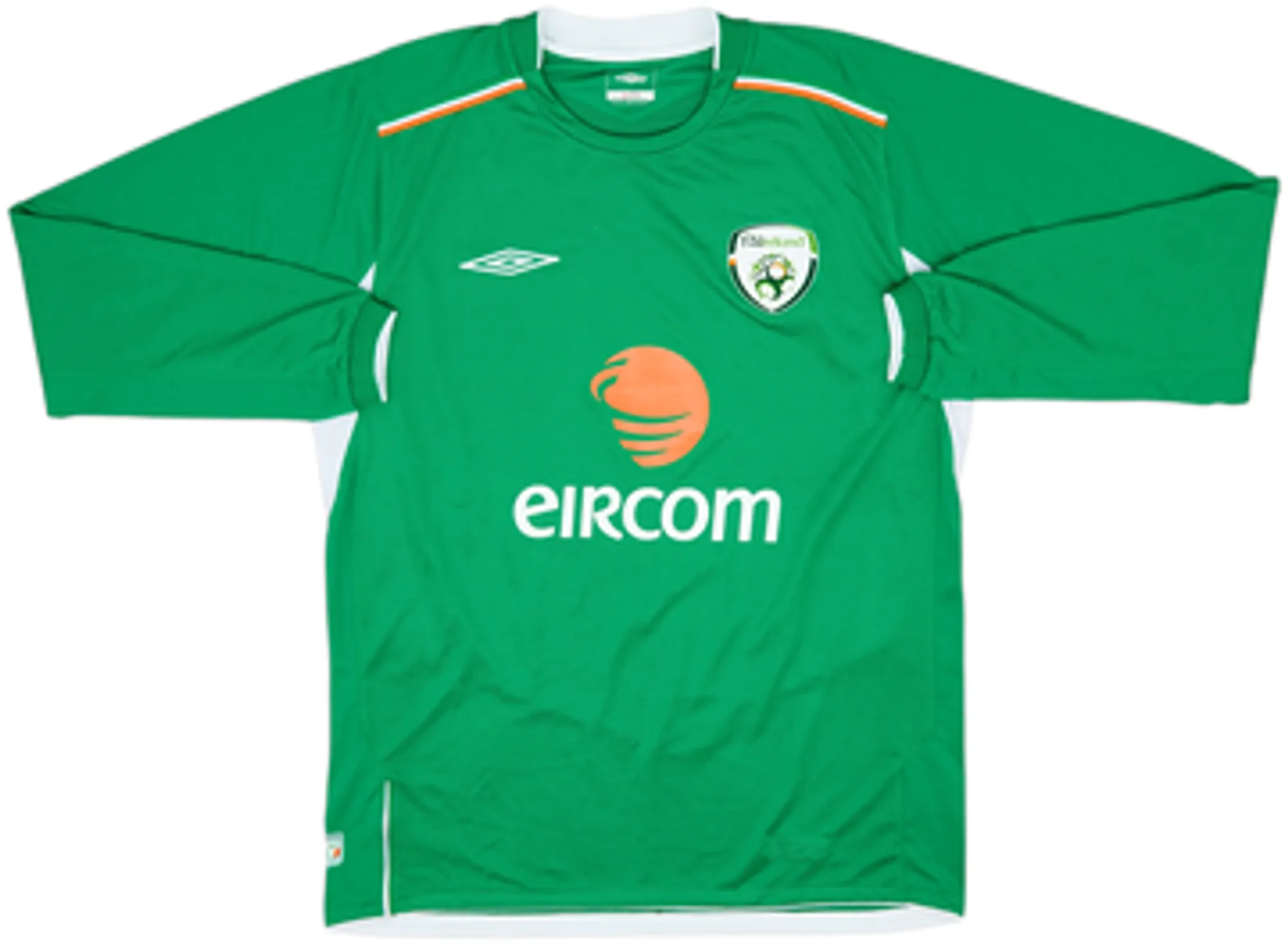 2004-06 Ireland Home L/S Shirt Duff #11 - 9/10 - (L)