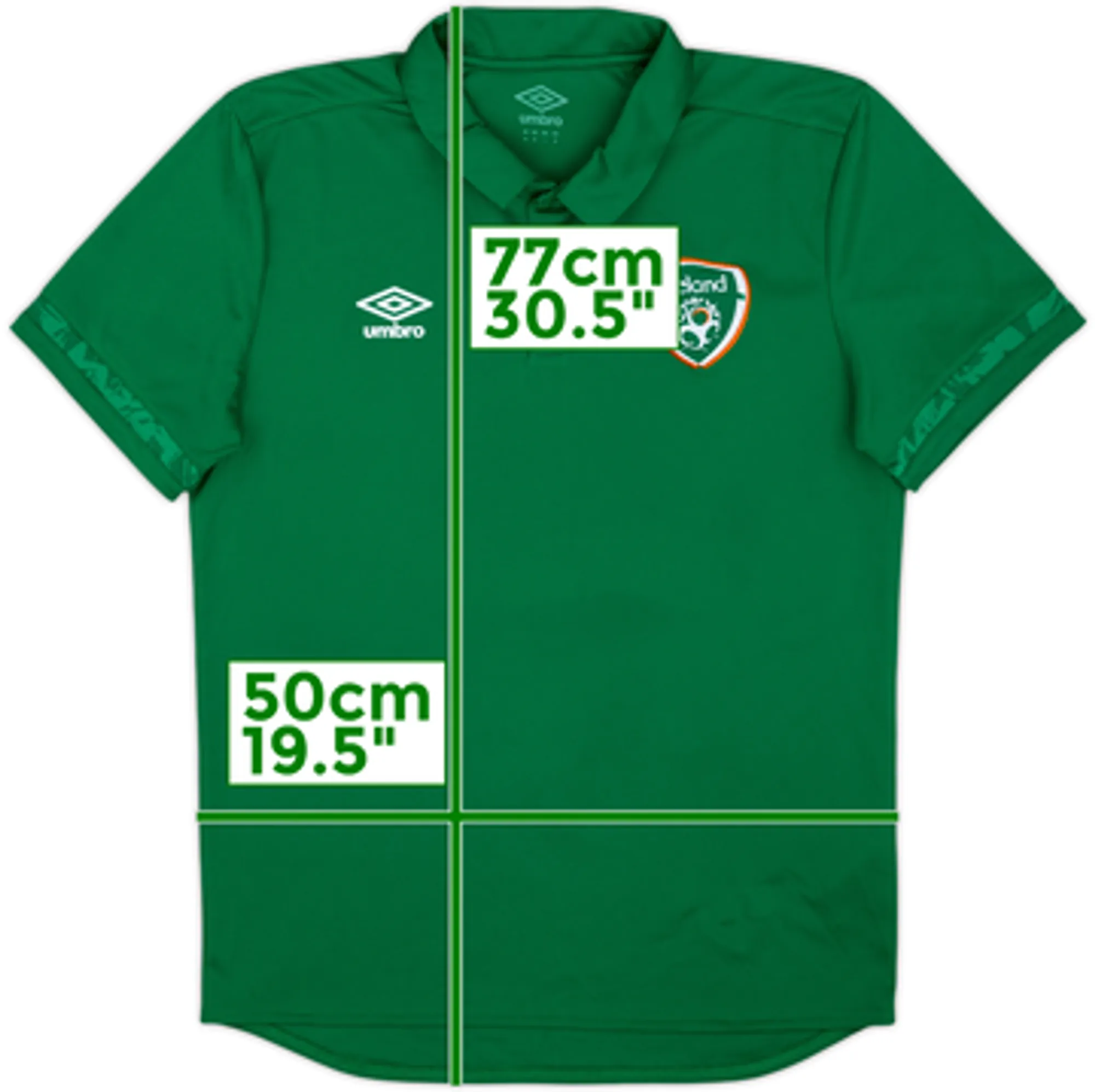 2020-21 Ireland Umbro Polo Shirt - 9/10 - (M)