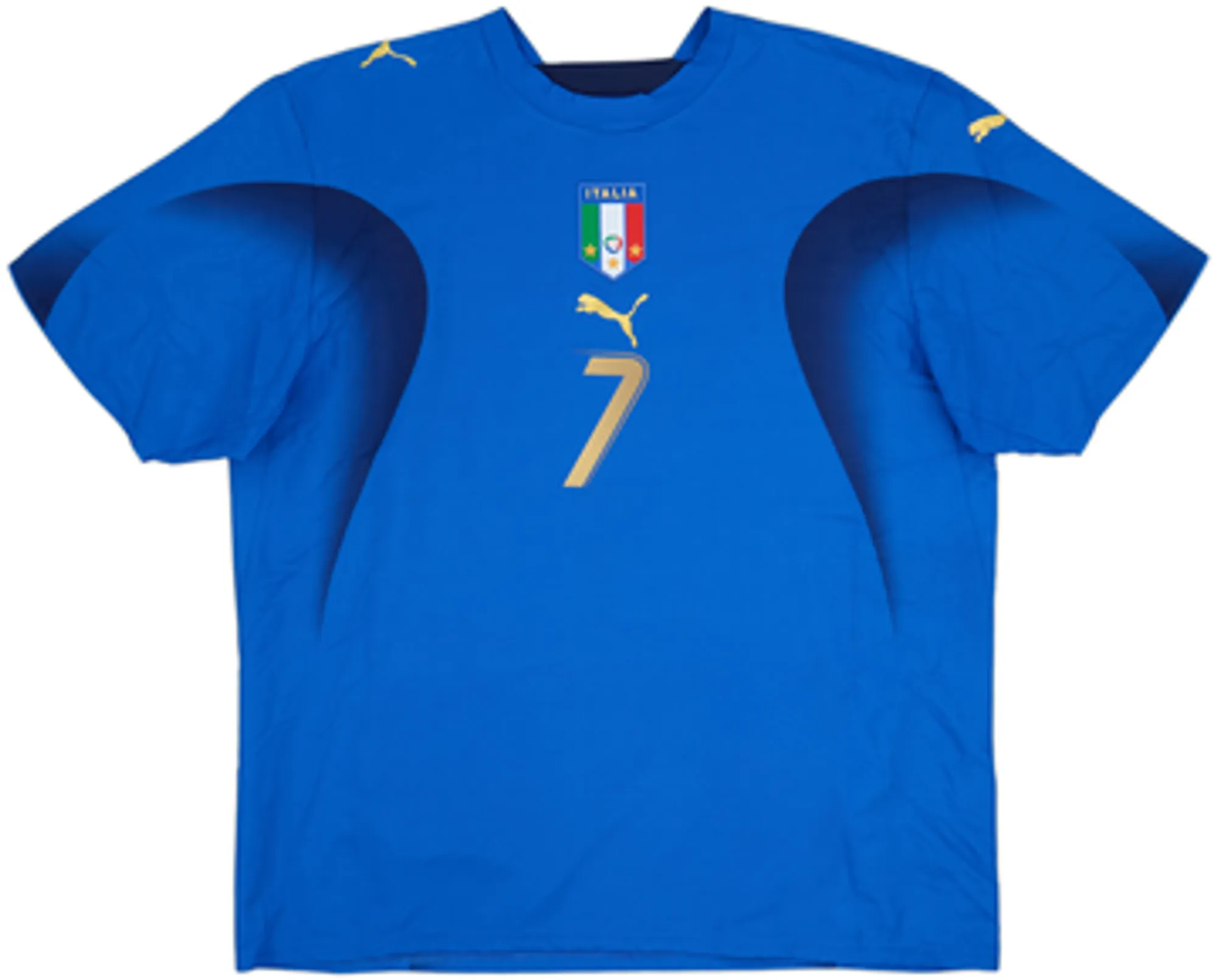 2006 Italy Home Shirt Del Piero #7 - 9/10 - (XL)