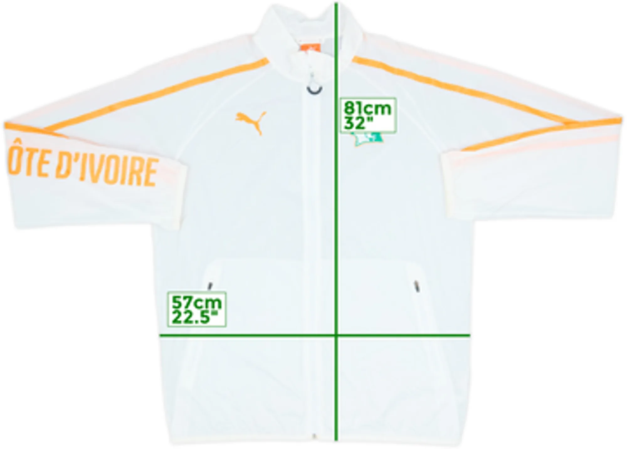 2014-15 Ivory Coast Puma Windbreaker - 8/10 - (L)