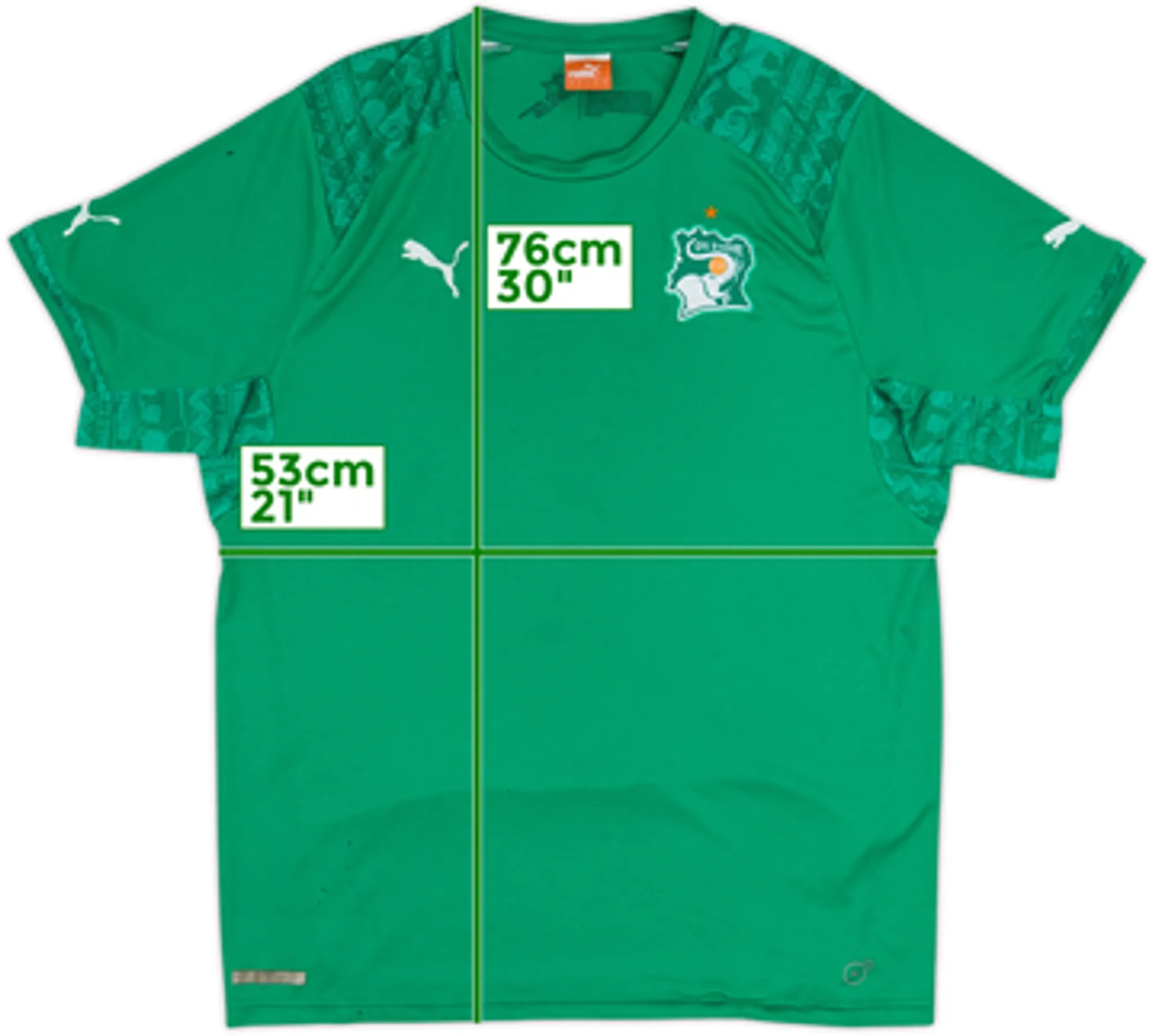 2014-16 Ivory Coast Away Shirt - 5/10 - (L)