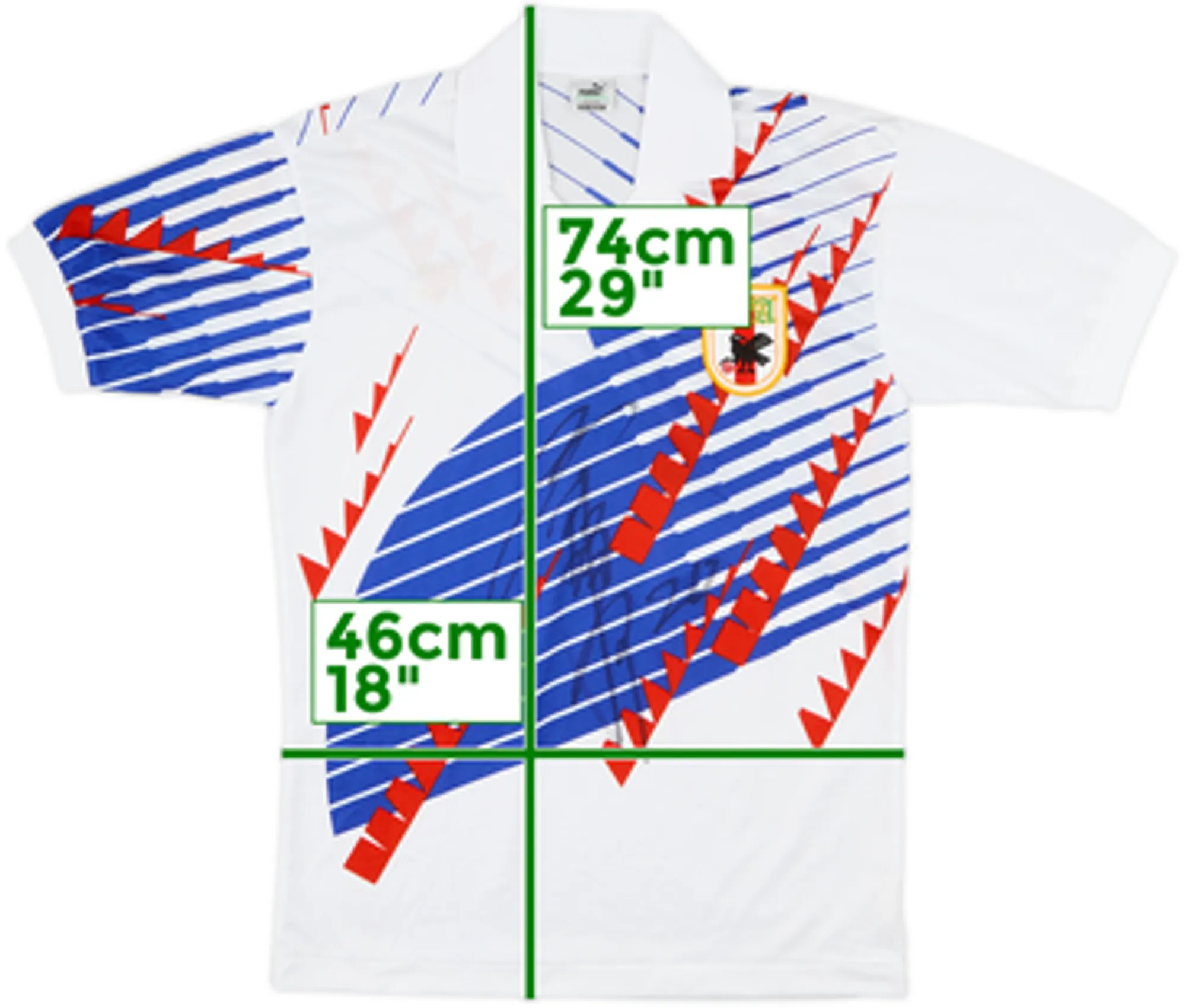 1993 Japan Signed Away Shirt - 4/10 - (M)