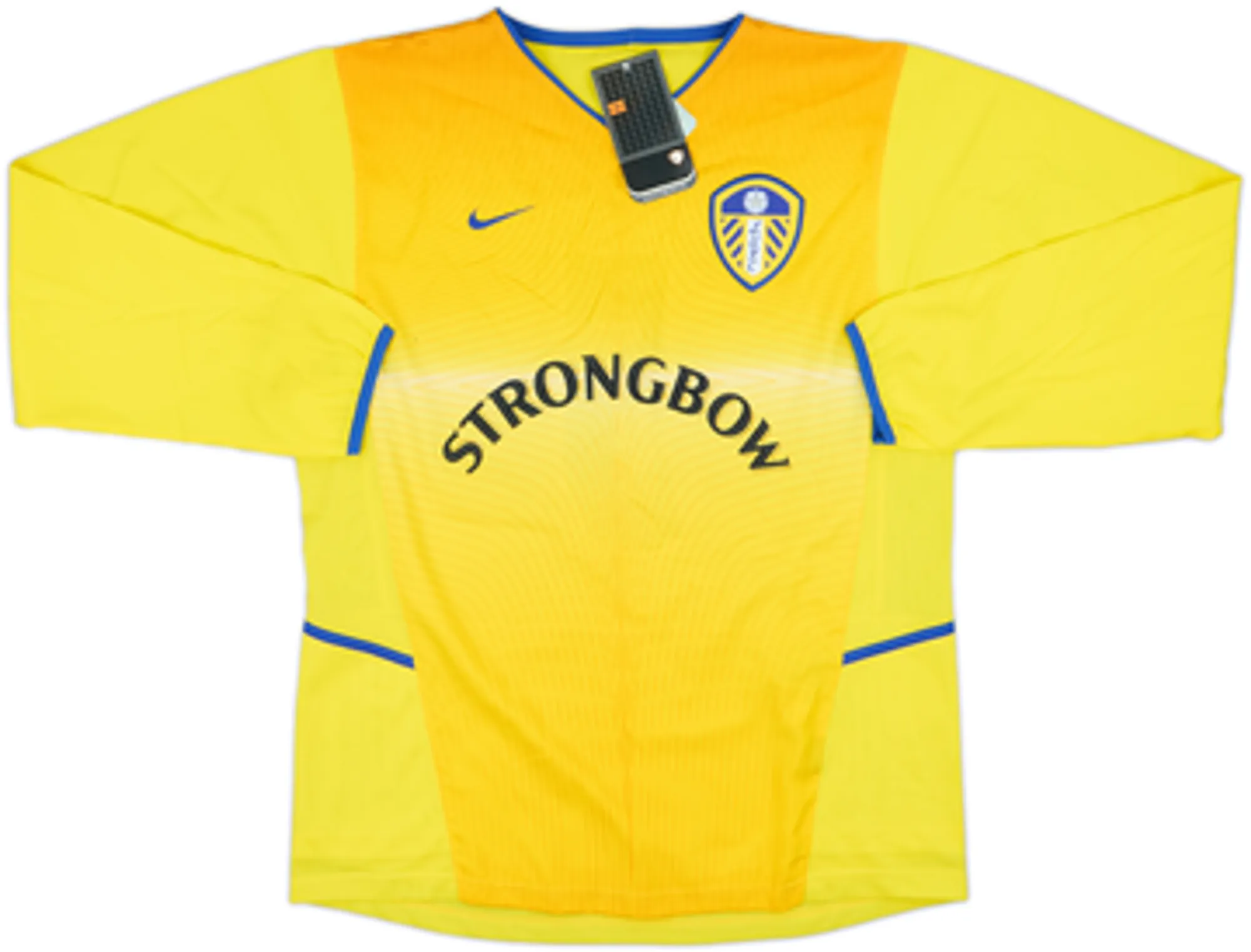 2002-03 Leeds United Away L/S Shirt Radebe #5 (M)