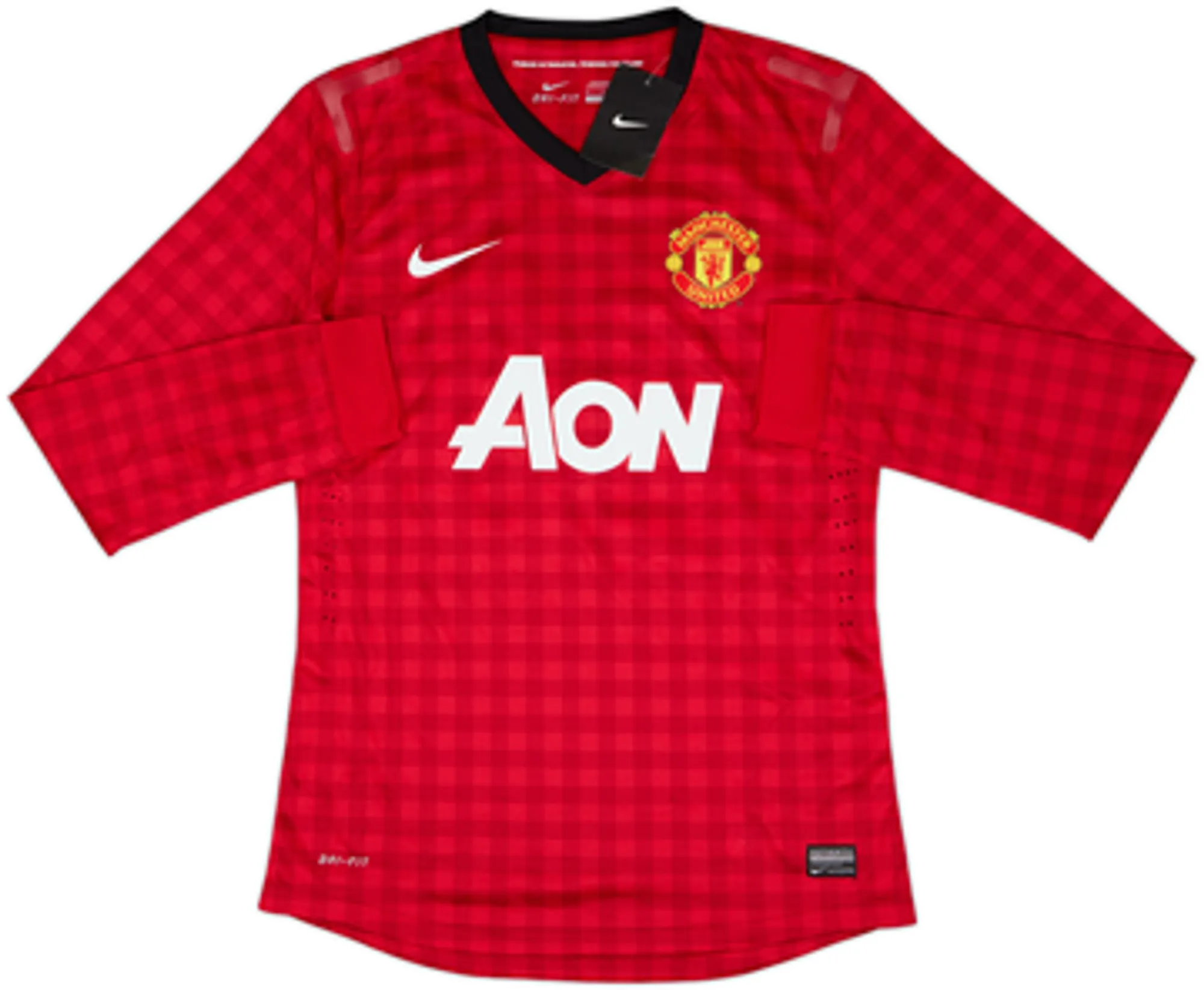 2012-13 Manchester United Player Issue Home L/S Shirt v. Persie #20 (M)