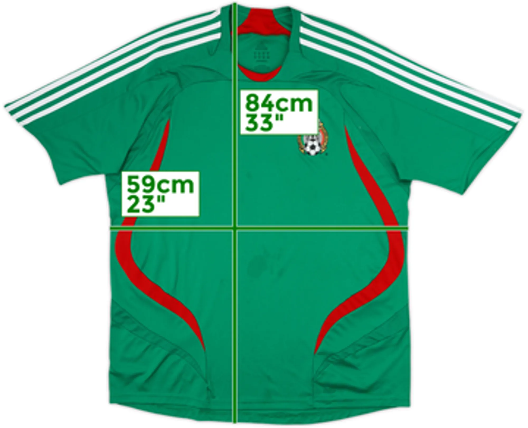 2007-08 Mexico Home Shirt - 5/10 - (XL)
