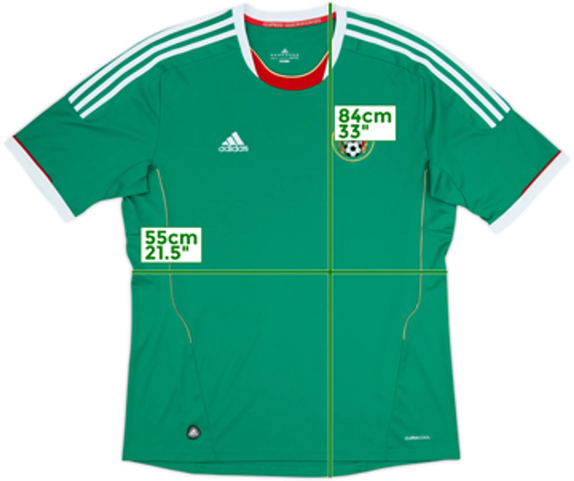 2011-13 Mexico Home Shirt - 8/10 - (XL)