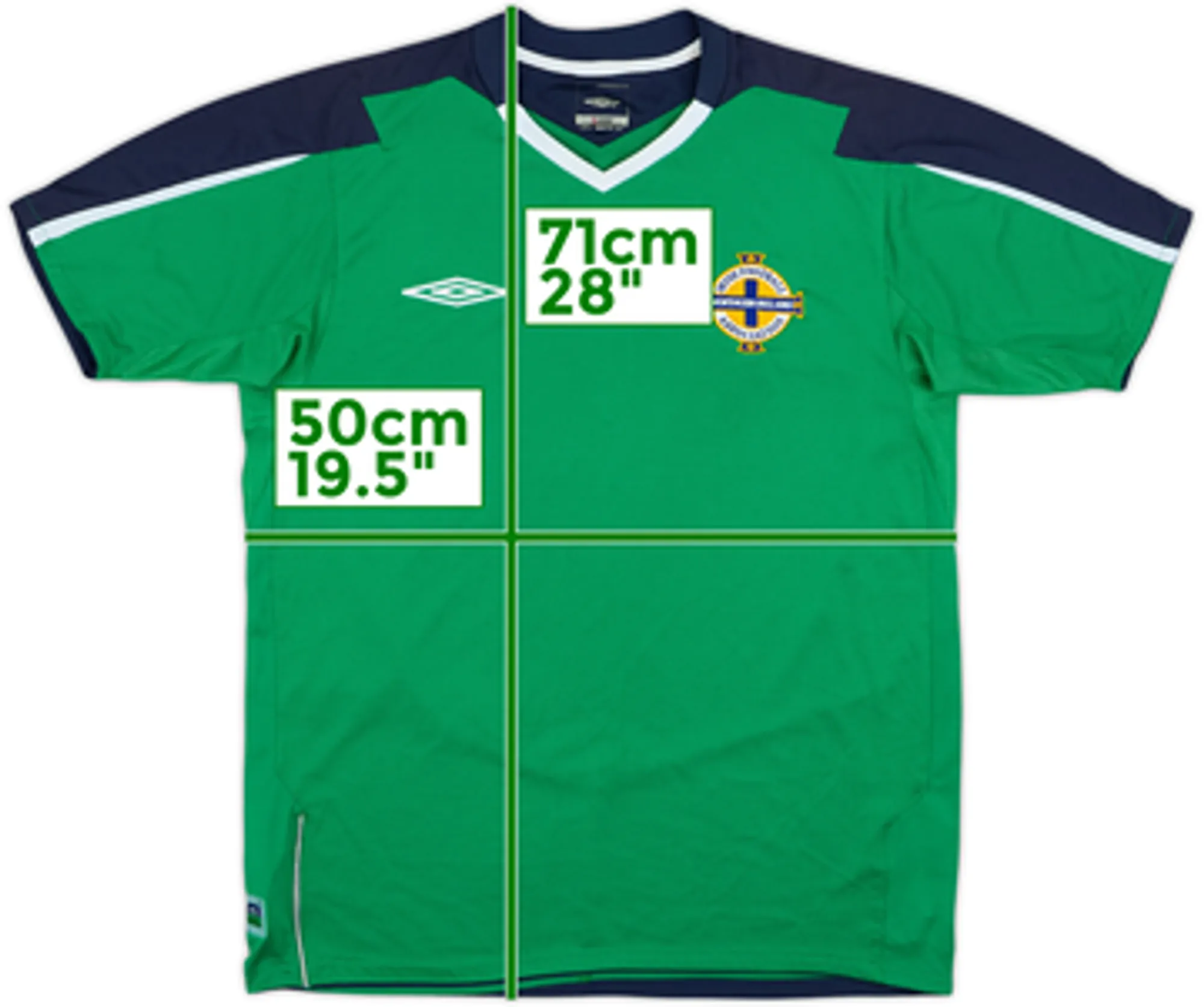 2004-06 Northern Ireland Home Shirt - 7/10 - (S)