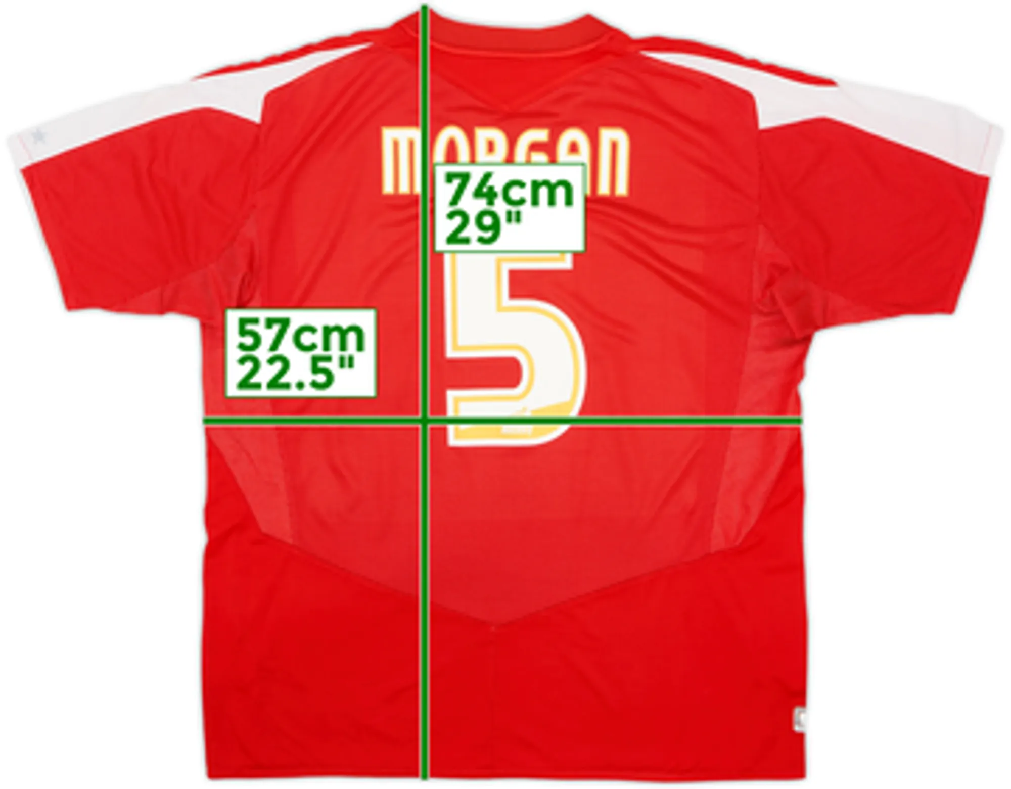2004-06 Nottingham Forest Home Shirt Morgan #5 - 6/10 - (XL)