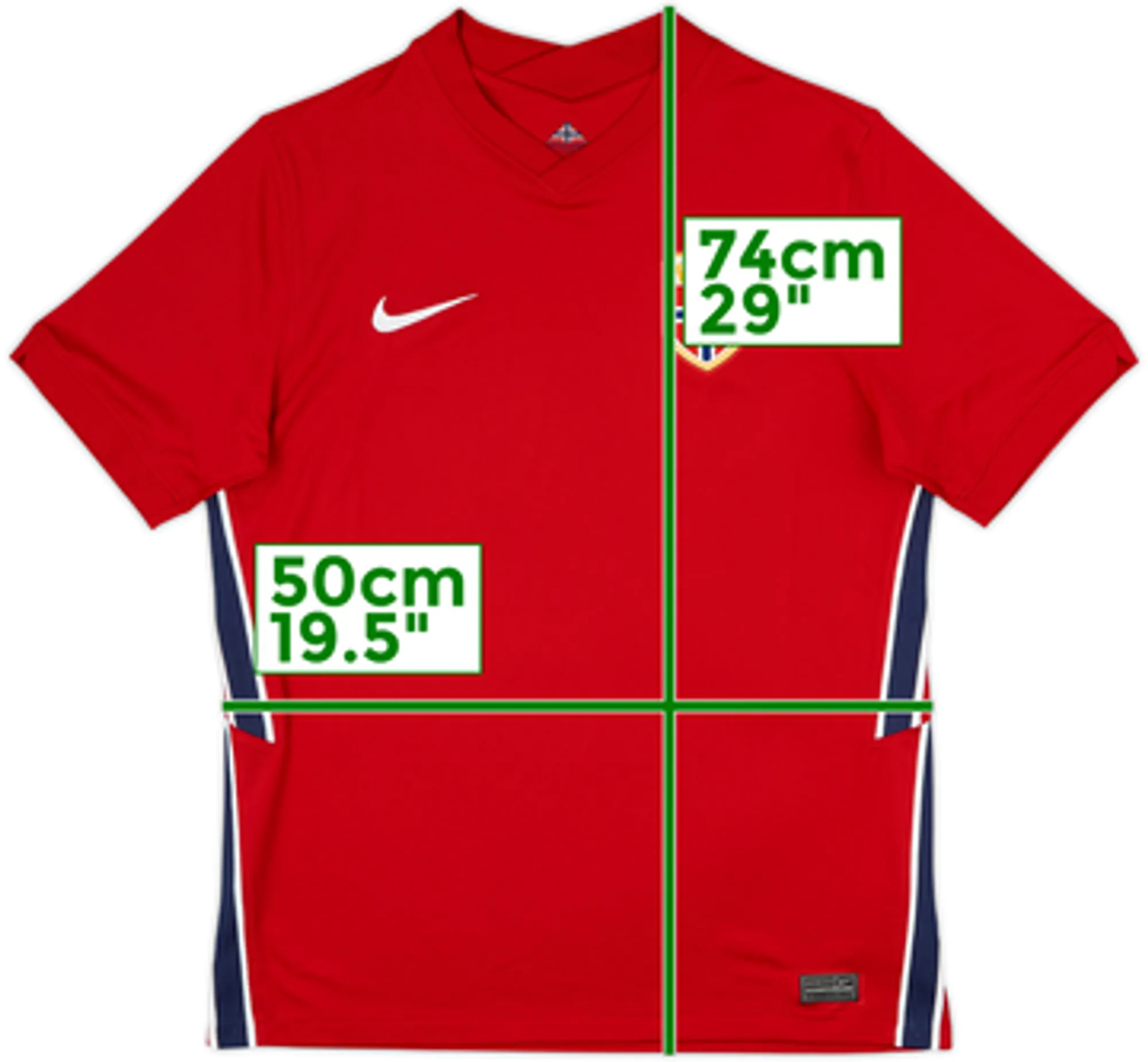 2020-22 Norway Home Shirt - 9/10 - (M)