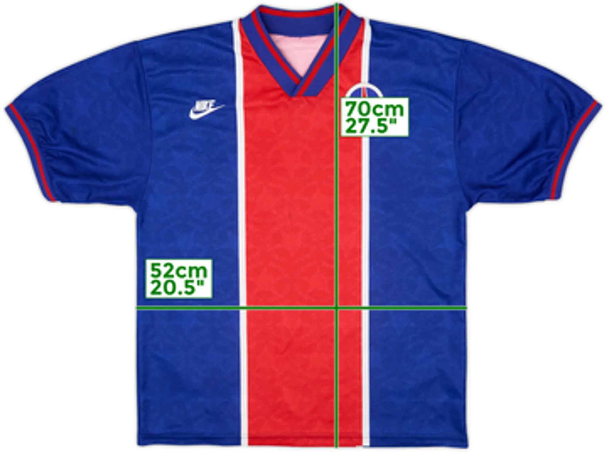 1995-96 Paris Saint-Germain Player Issue Home Shirt - 8/10 - (L)