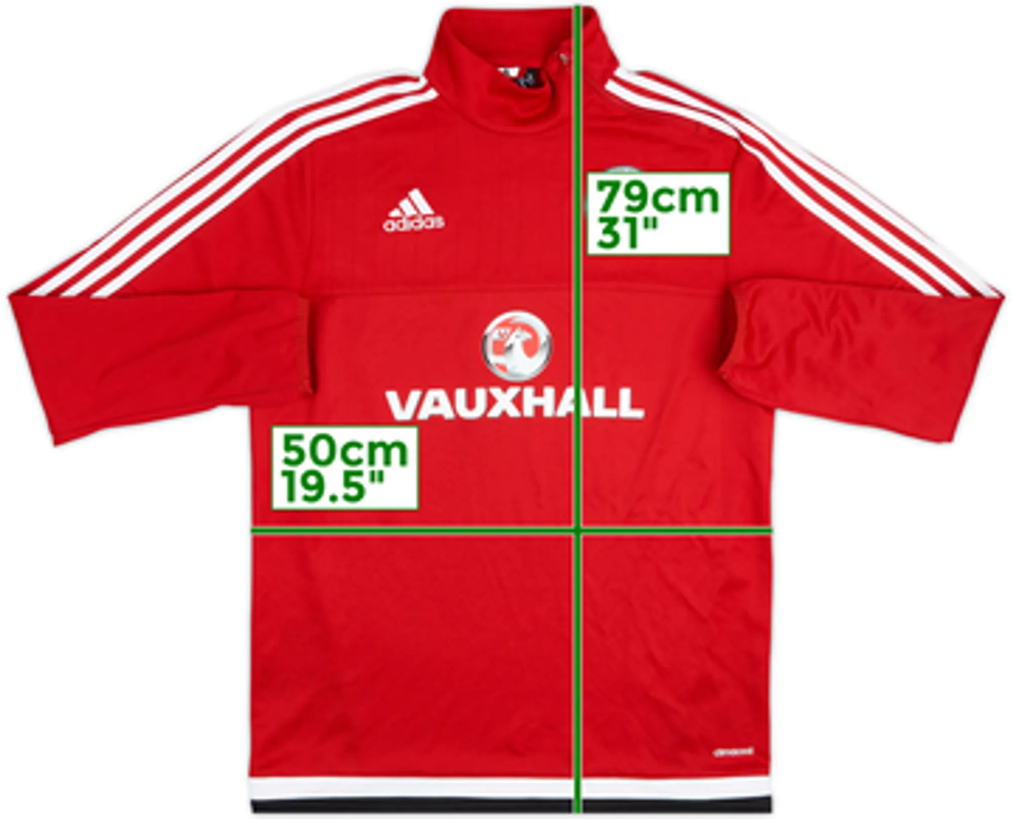 2015-16 Scotland adizero 1/4 Zip Training Top - 8/10 - (M)