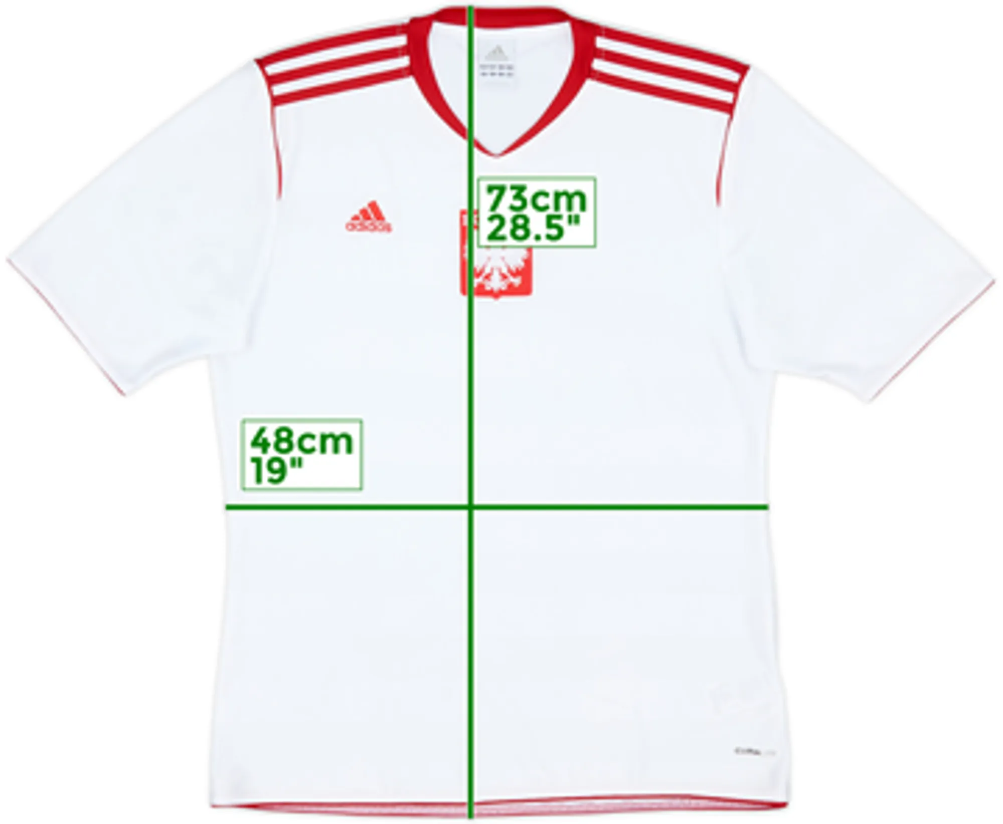 2012-13 Poland adidas '1986-87 Home' Heritage Shirt - 7/10 - (M)