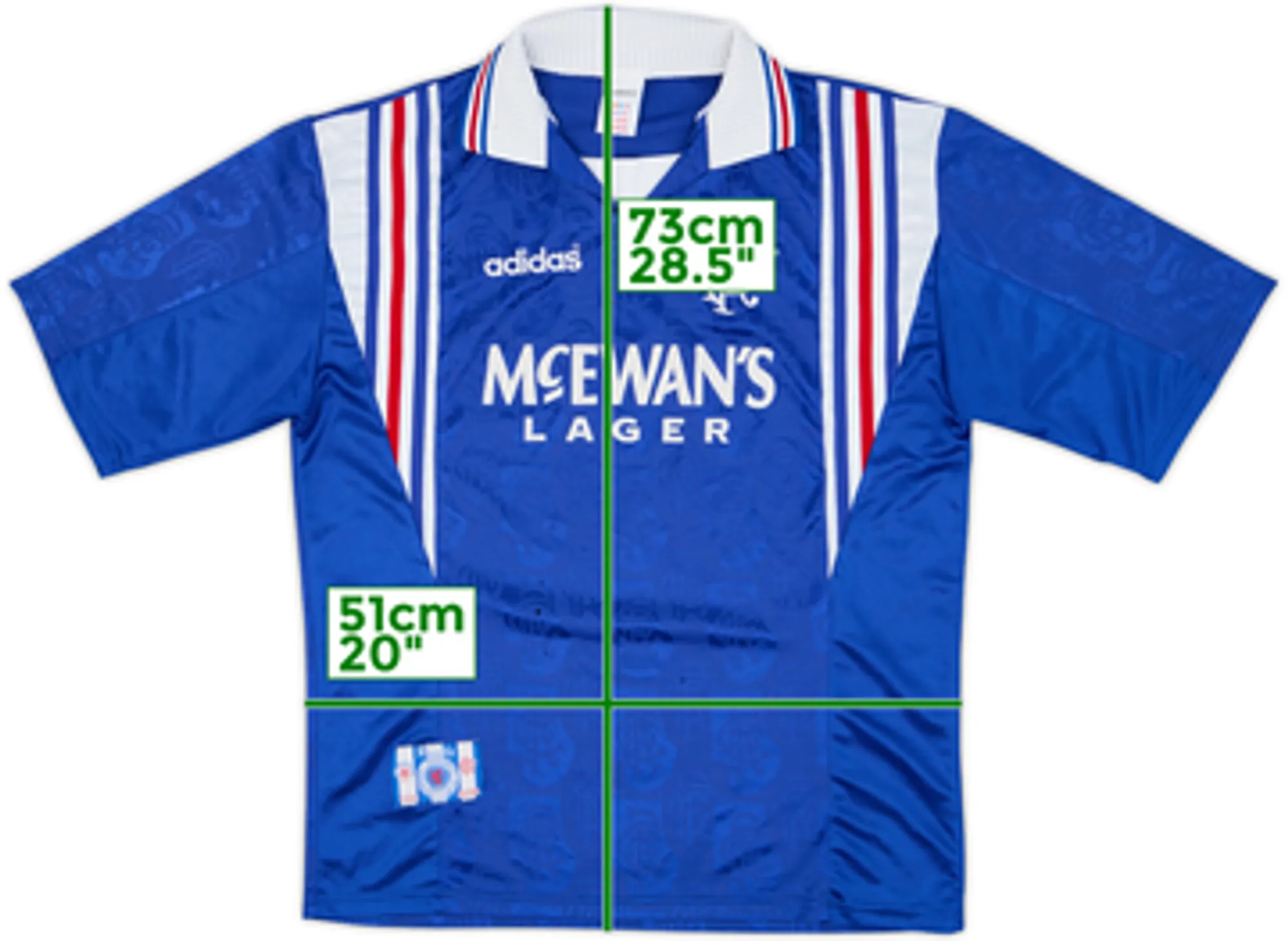 1996-97 Rangers Home Shirt - 5/10 - (L)